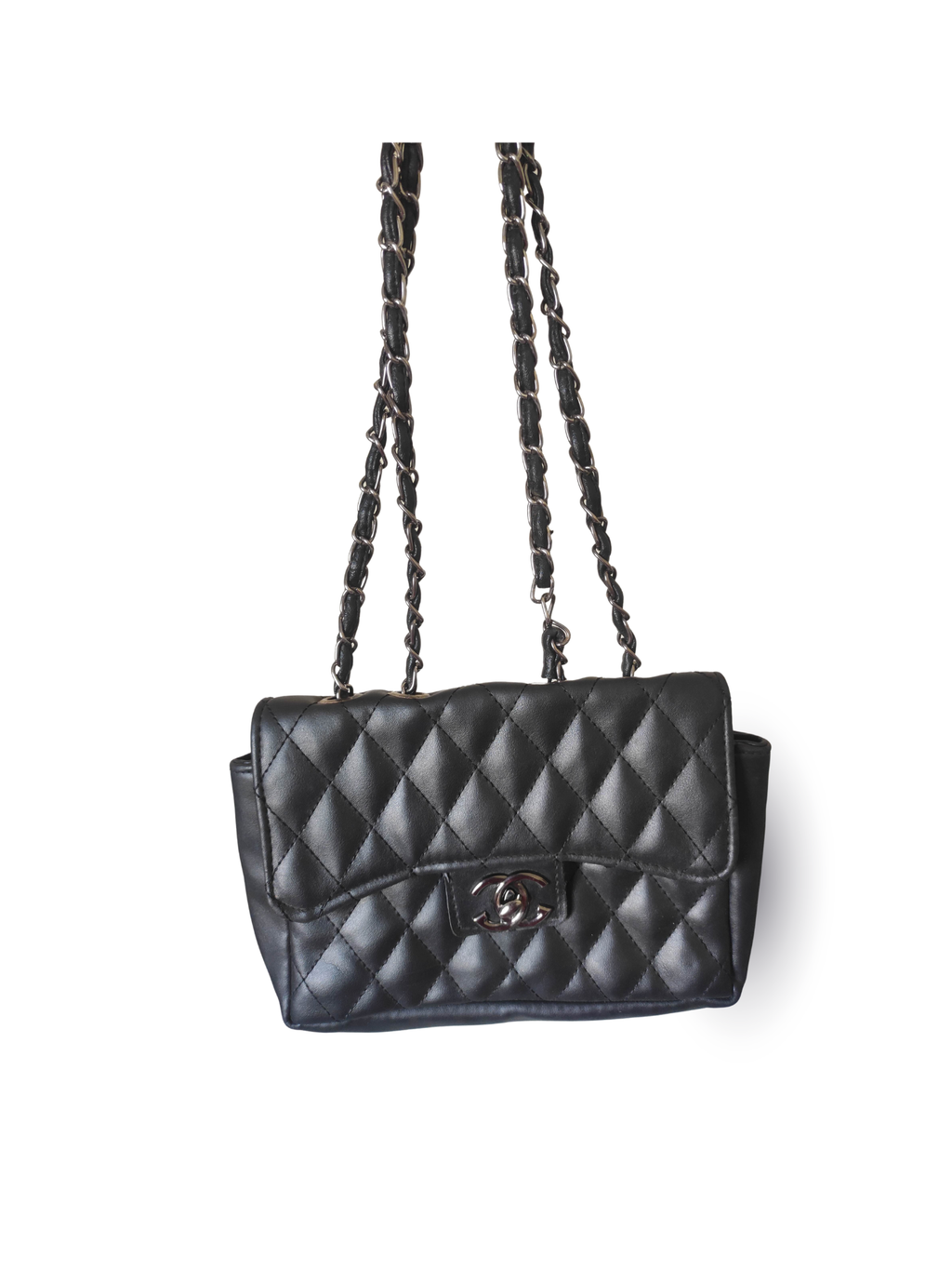 Black Monogram Crossbody Bag – Premium Luxury