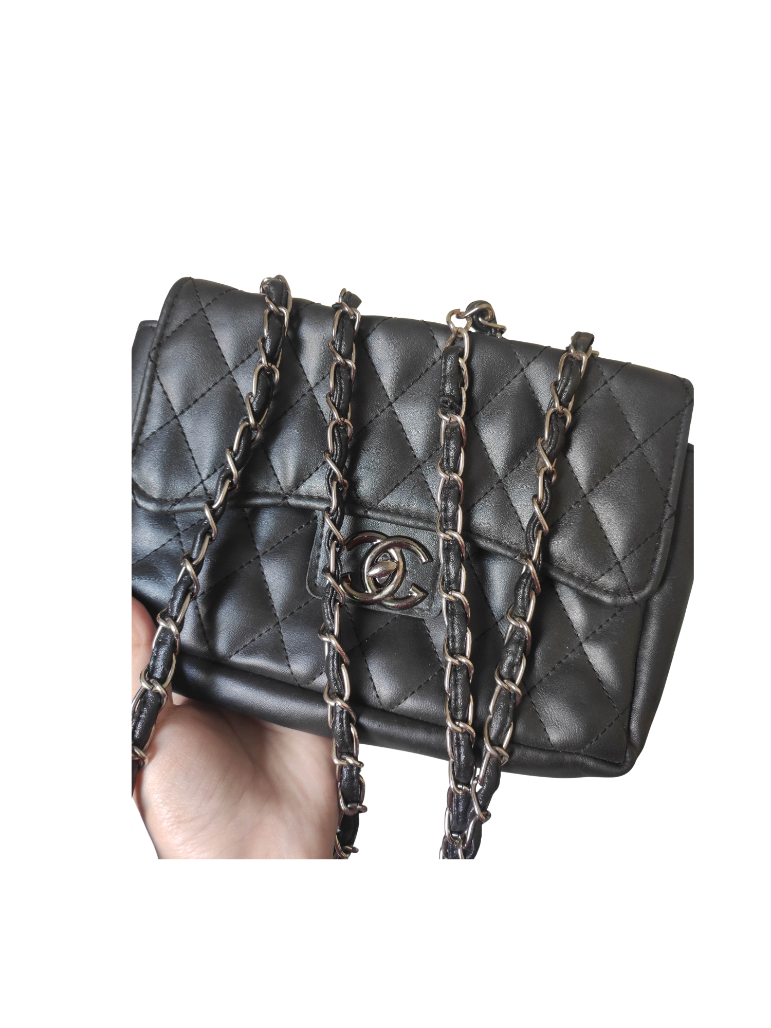 Black Monogram Crossbody Bag – Premium Luxury