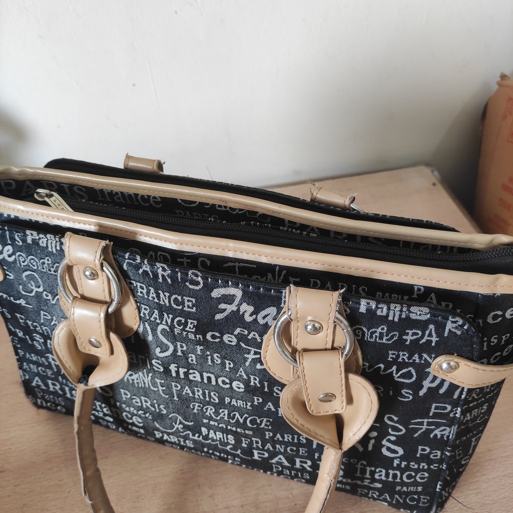 Paris Canvas Tote