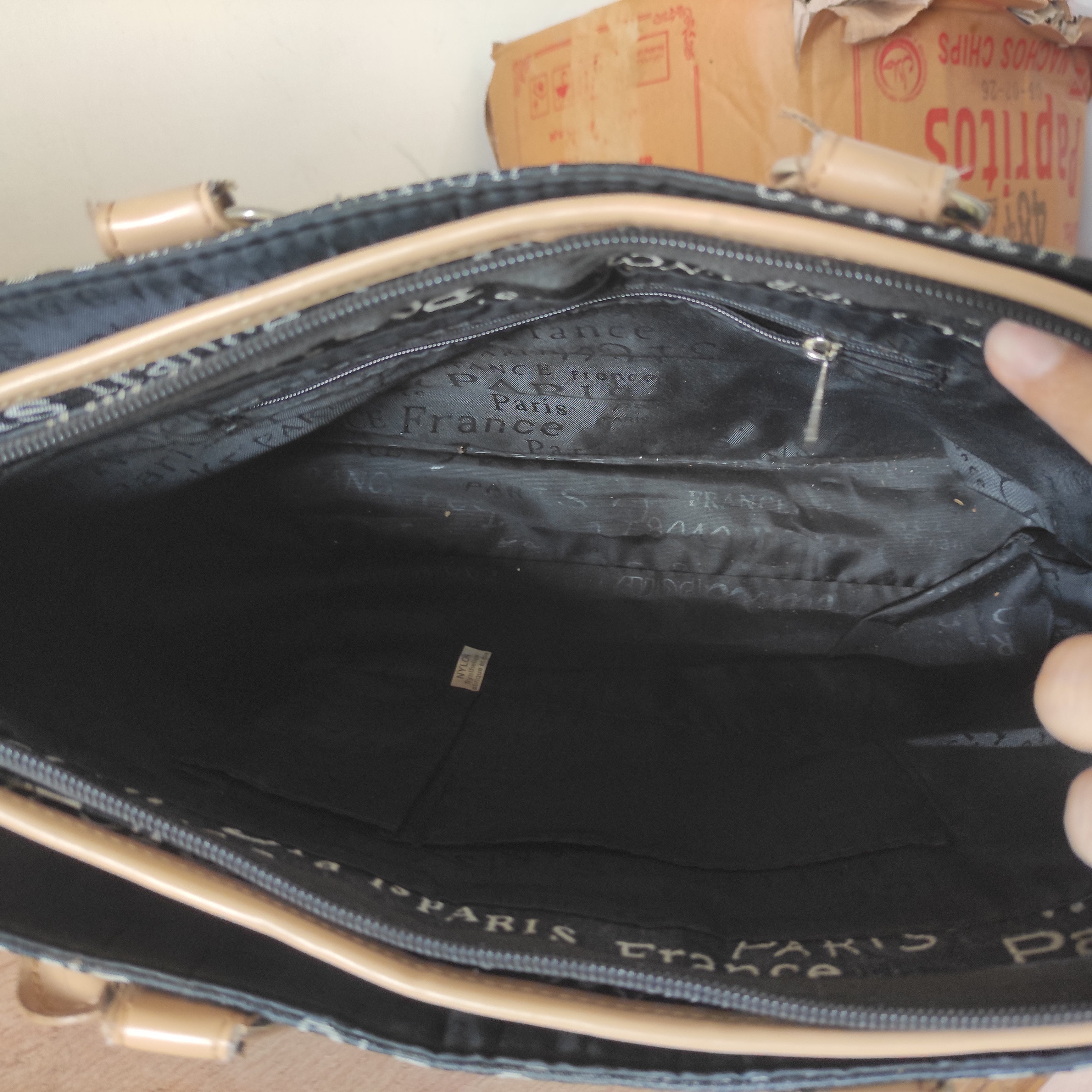 Paris Canvas Tote
