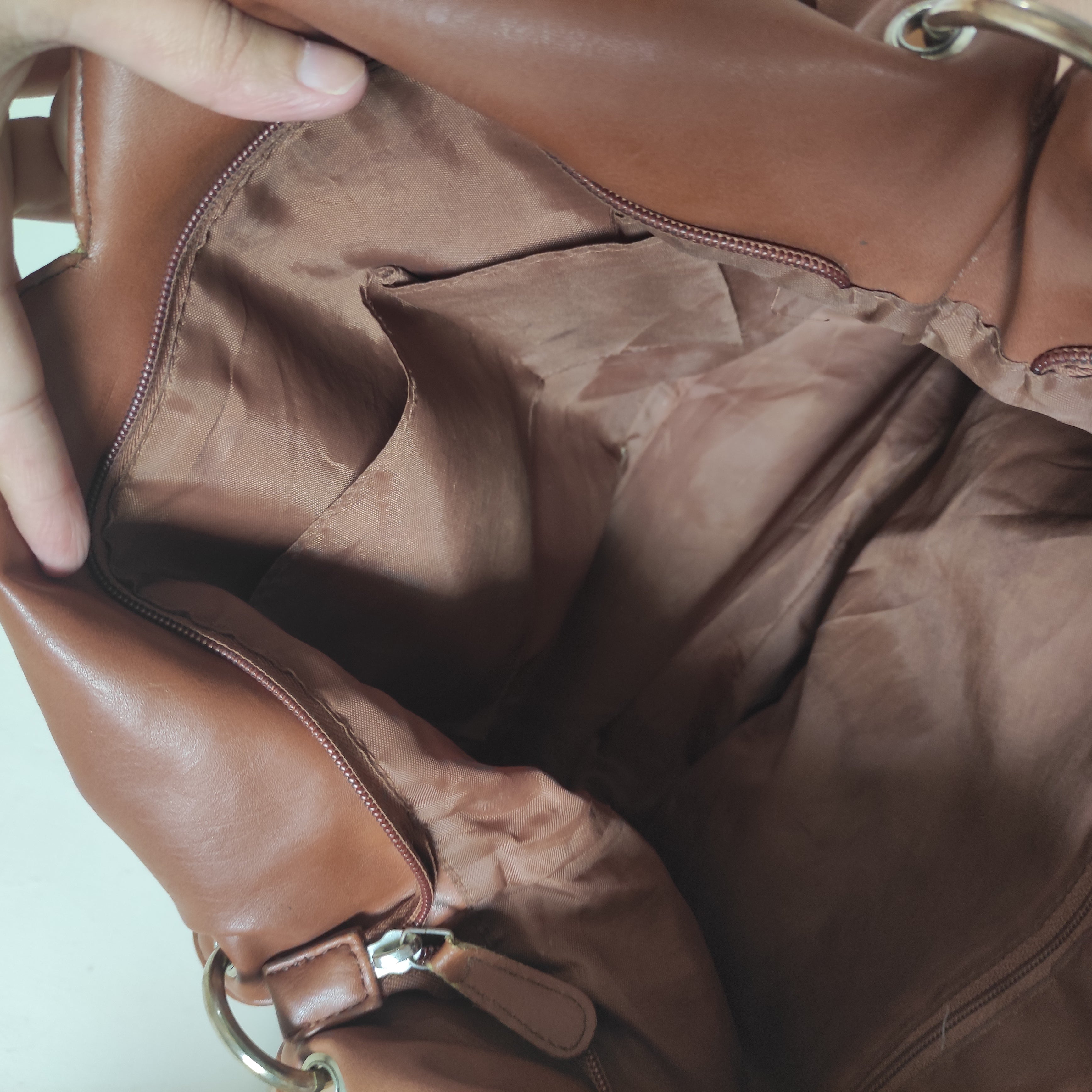 Bronze Slouch Bag