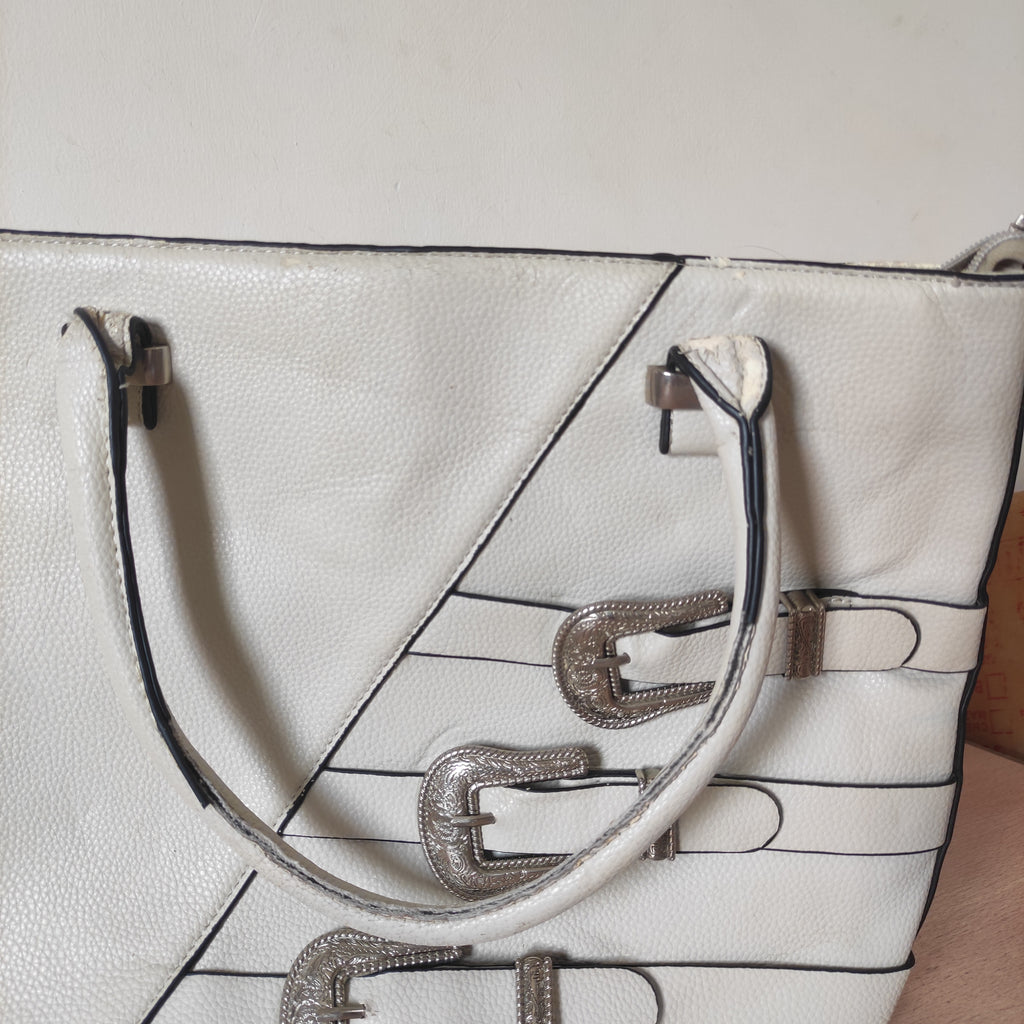 Ivory Buckle Bag