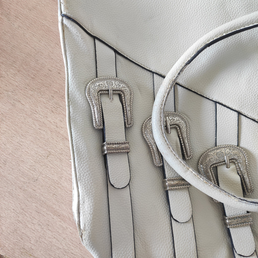 Ivory Buckle Bag