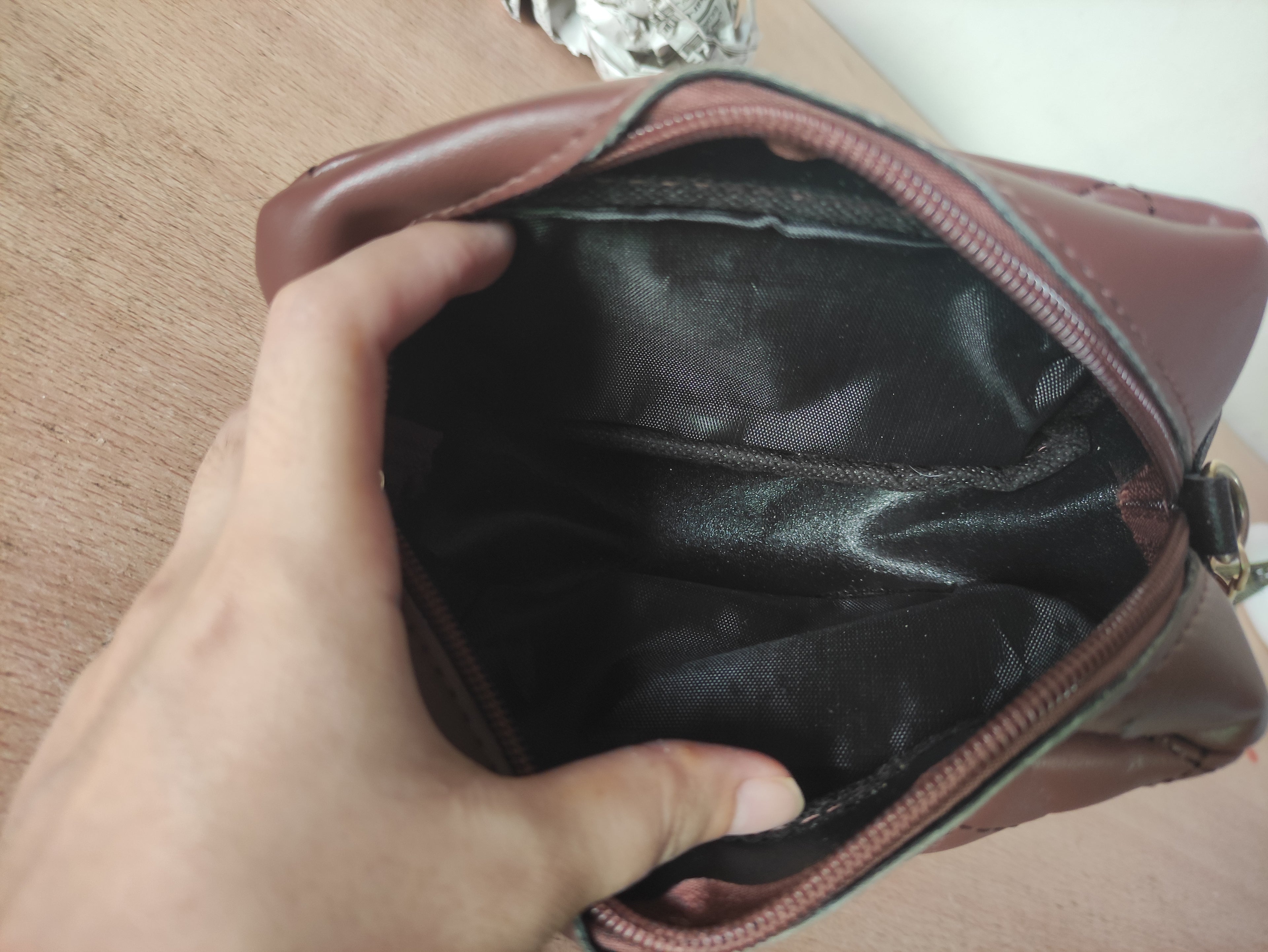 Mocha Chain Crossbody