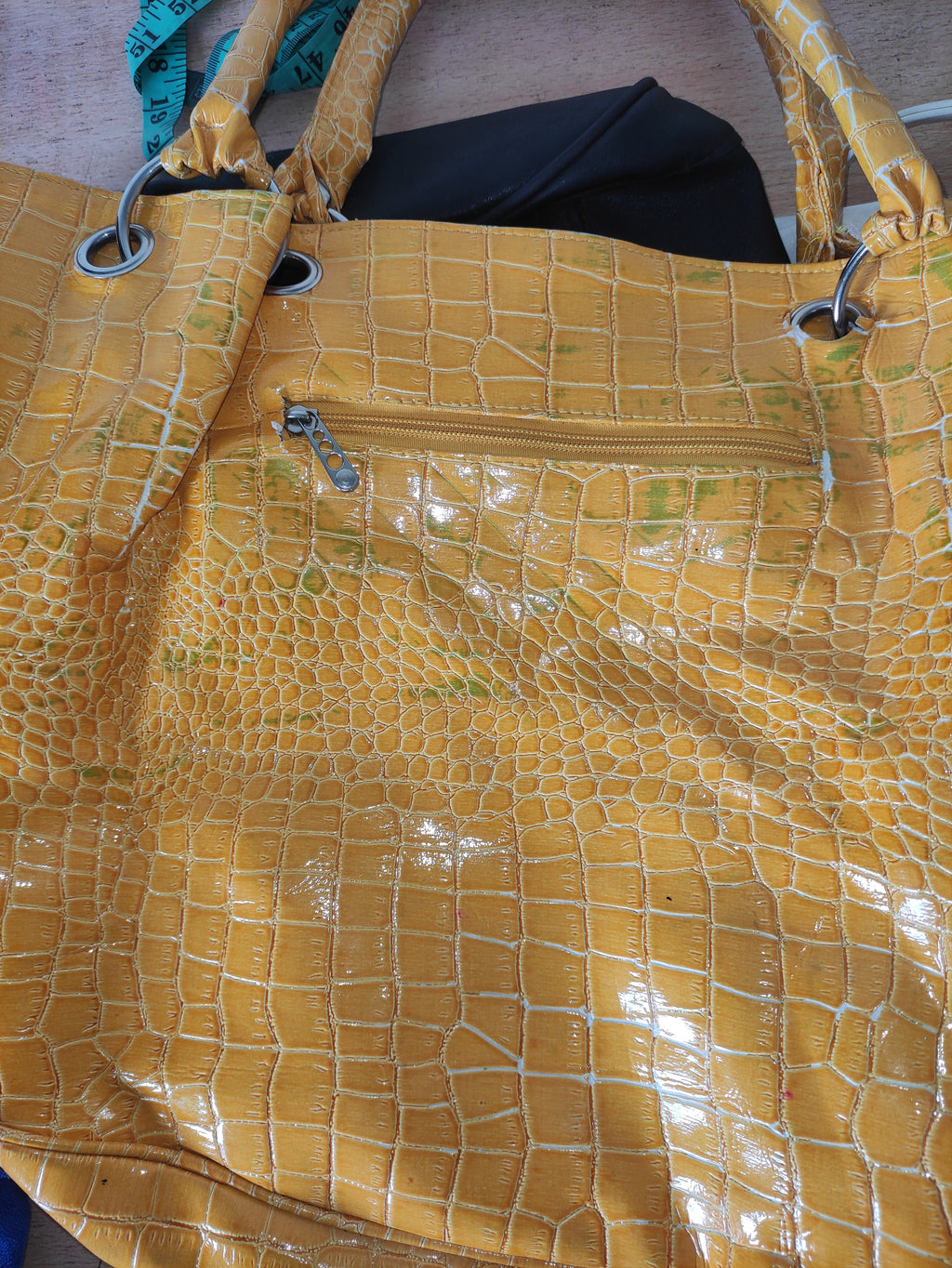 Croc-Texture Bag