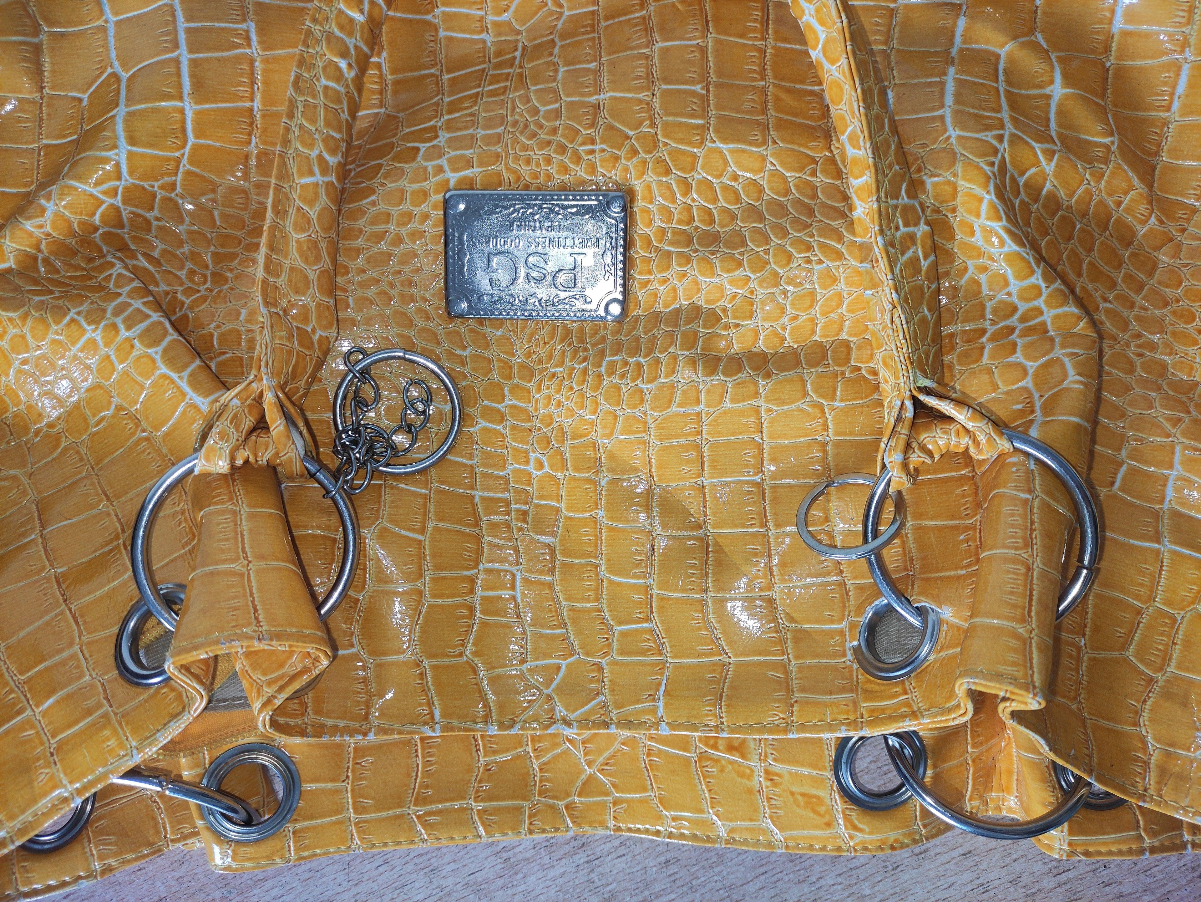 Croc-Texture Bag