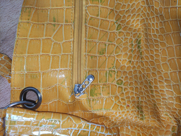 Croc-Texture Bag