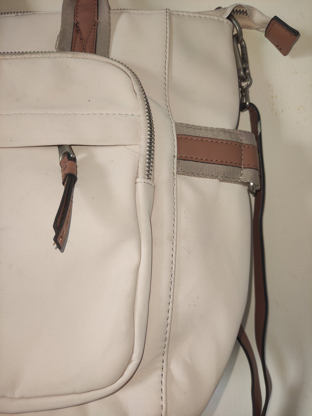 Parfois Ecru Textile Bag