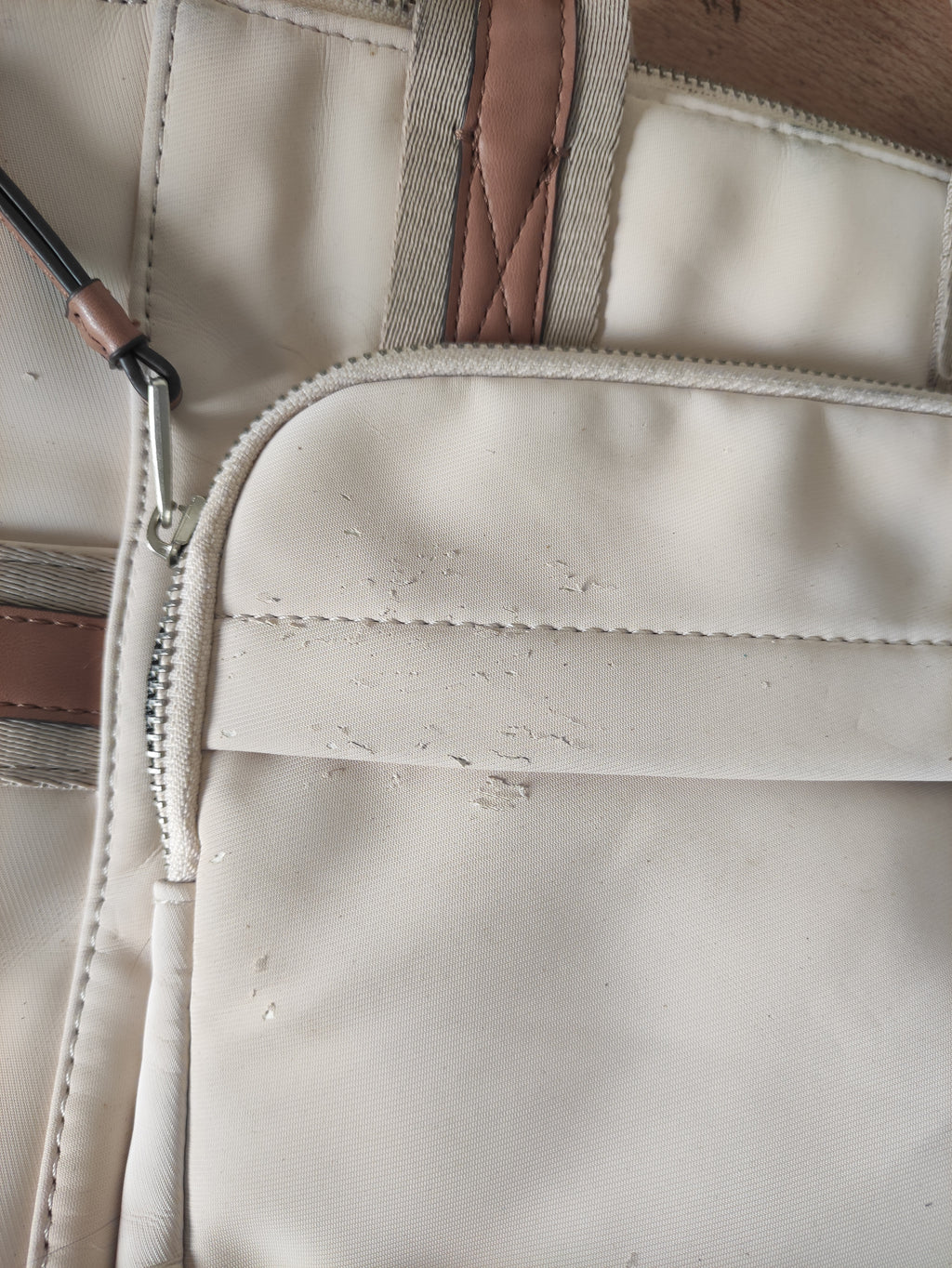 Parfois Ecru Textile Bag
