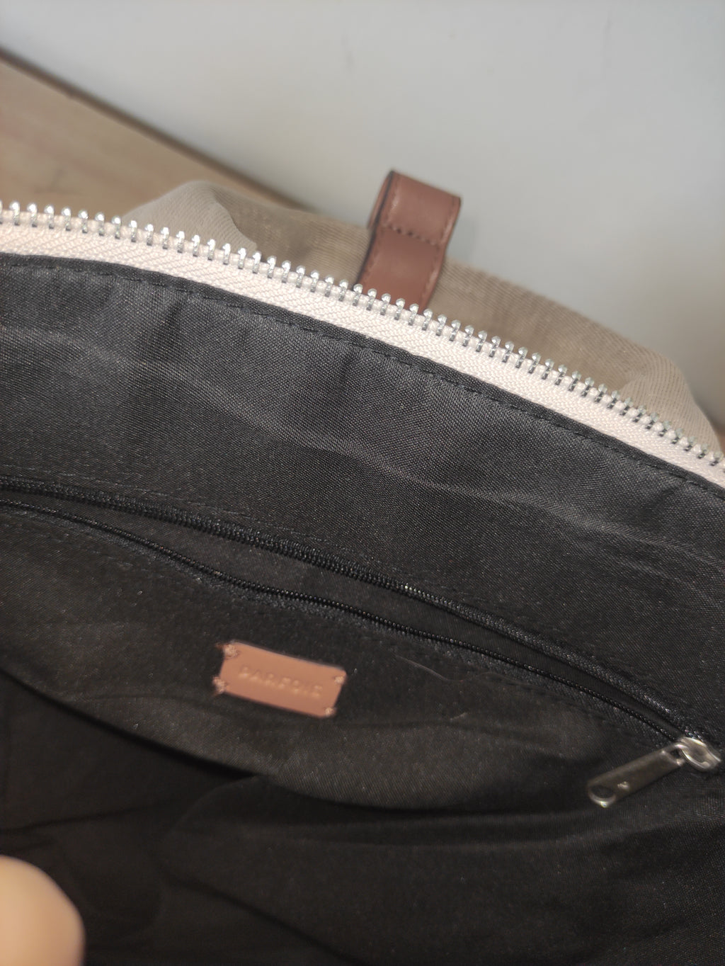 Parfois Ecru Textile Bag