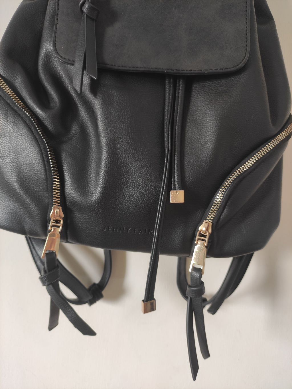 Noir Drawstring Backpack