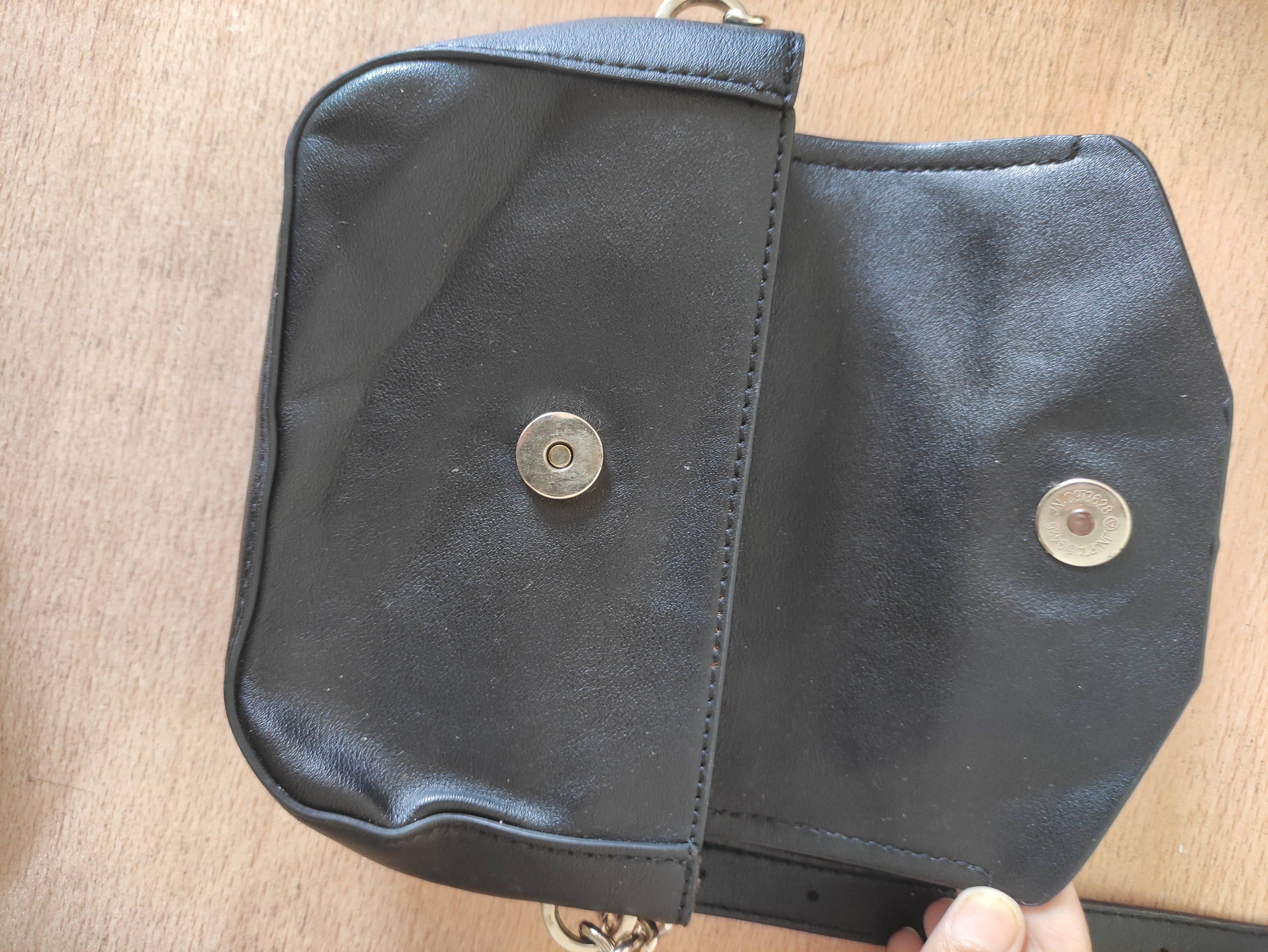 GUESS Landon Black Belt Mini Bag