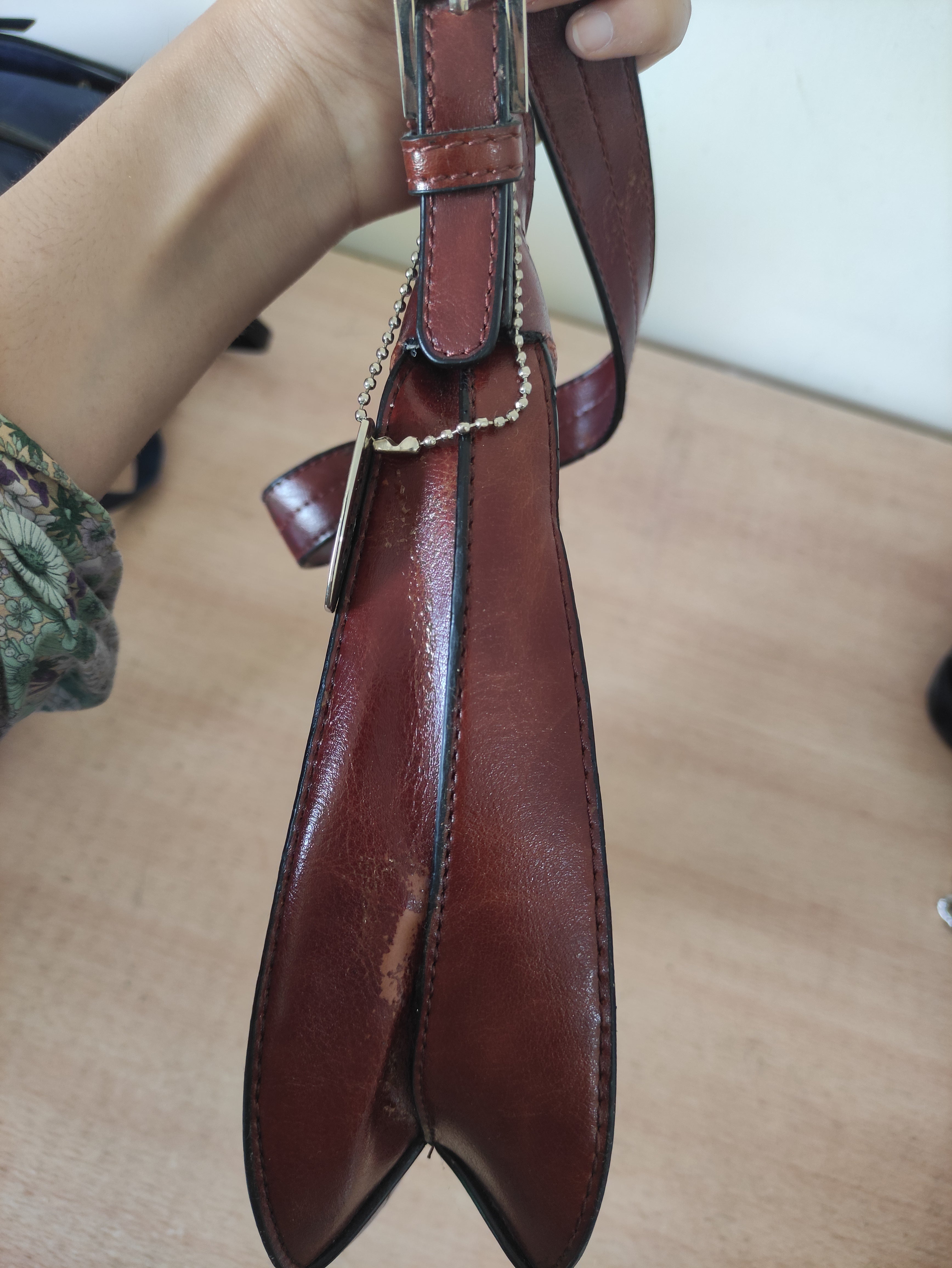Brown Classic Curved Bag