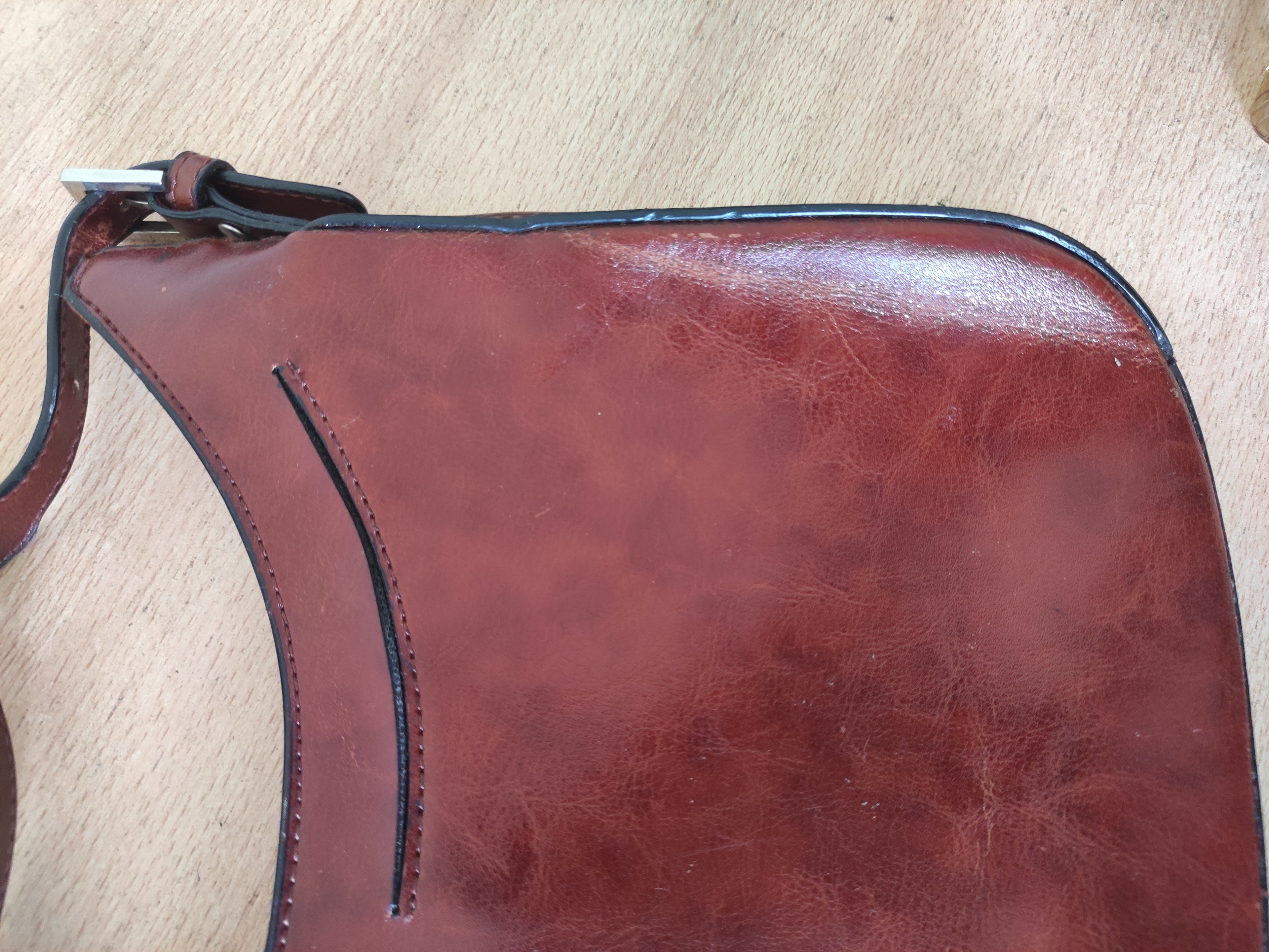 Brown Classic Curved Bag