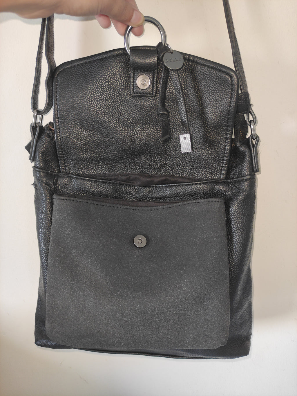 American Leather Black Purse