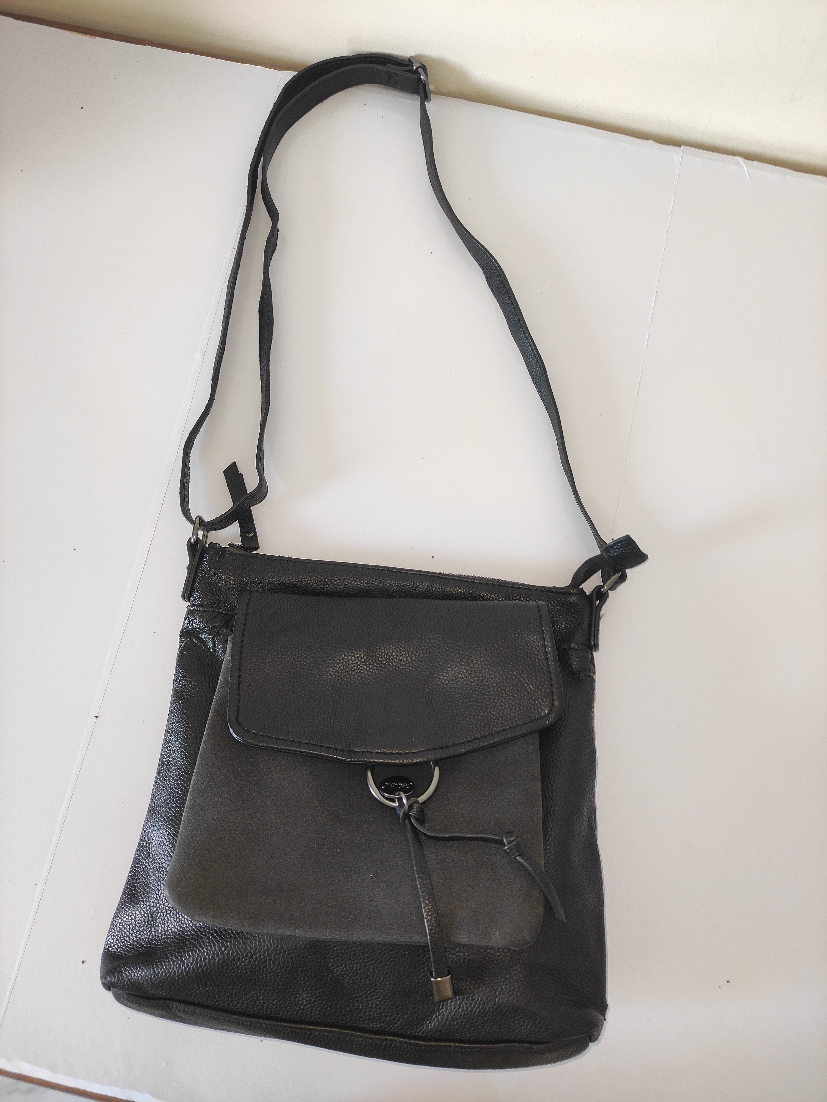 American Leather Black Purse