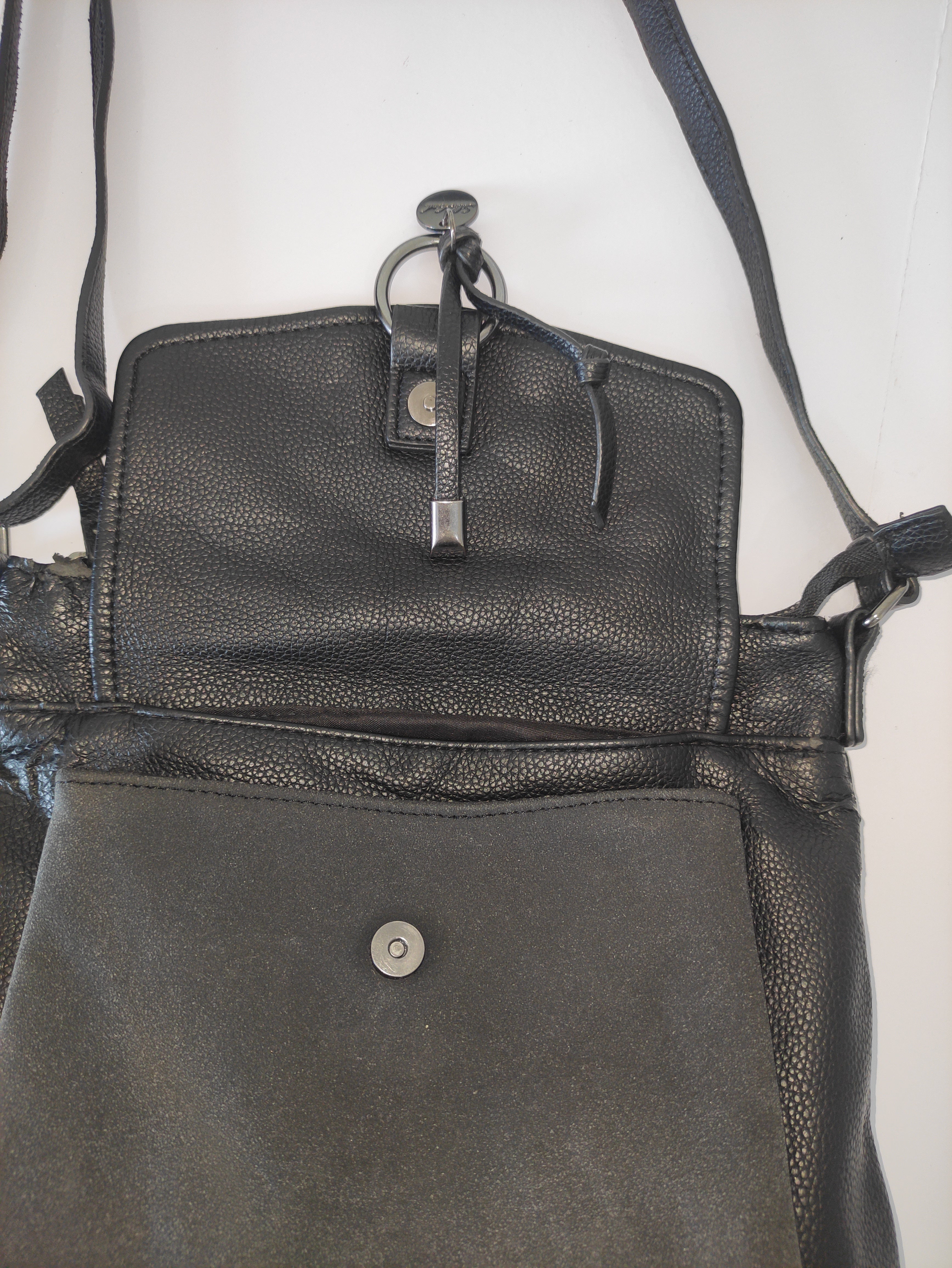 American Leather Black Purse