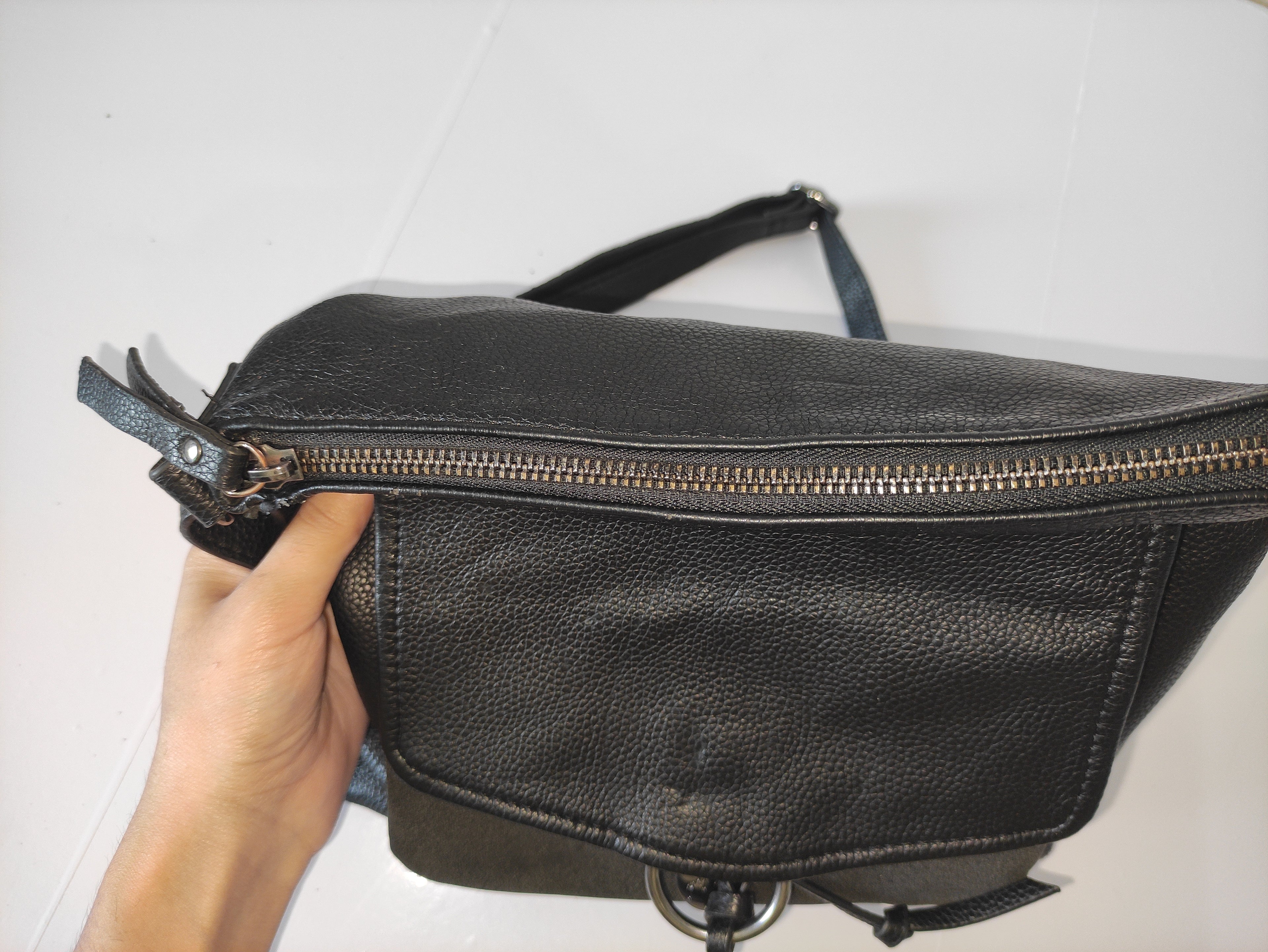 American Leather Black Purse
