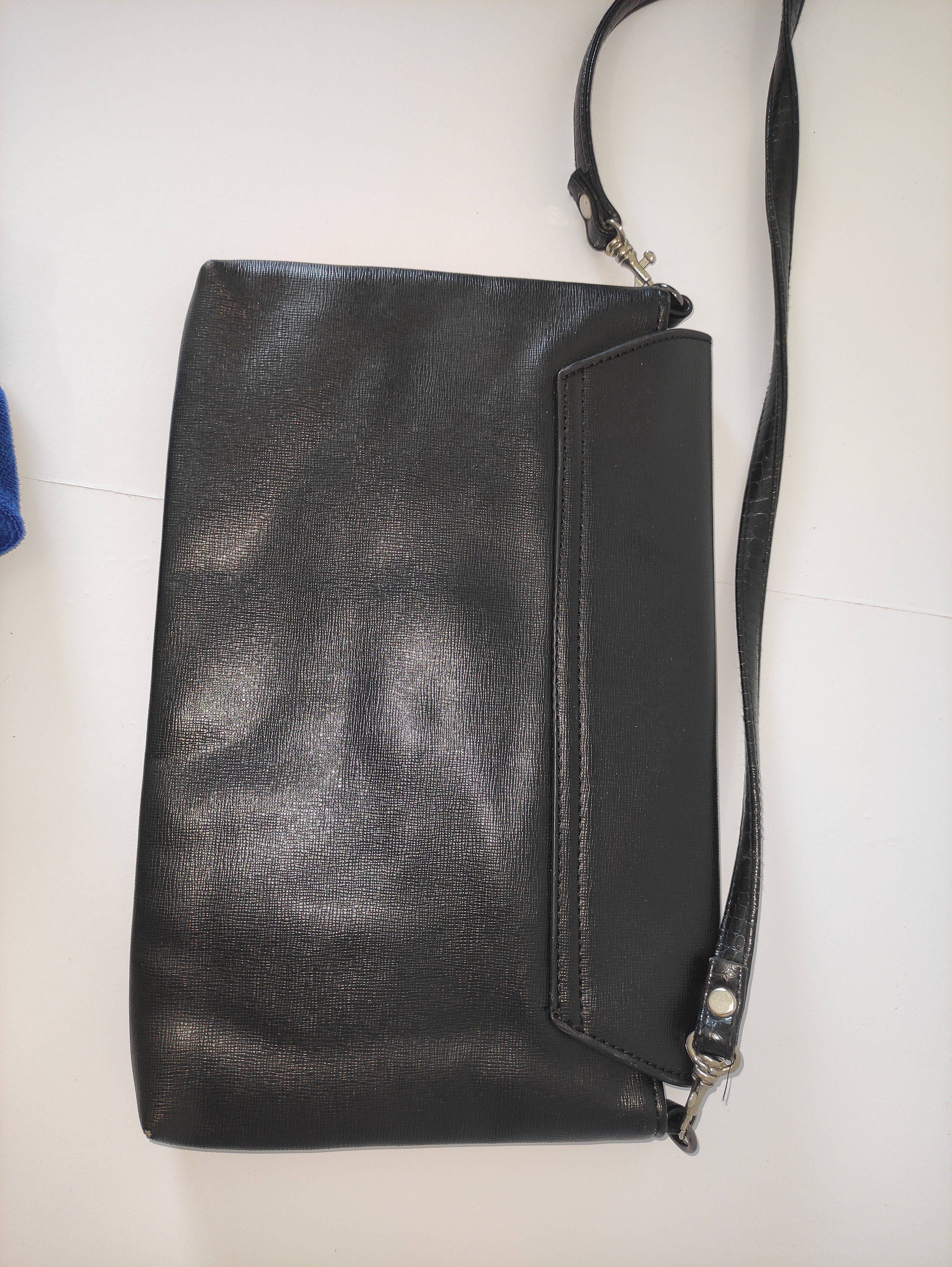 Black Flap Shoulder Bag