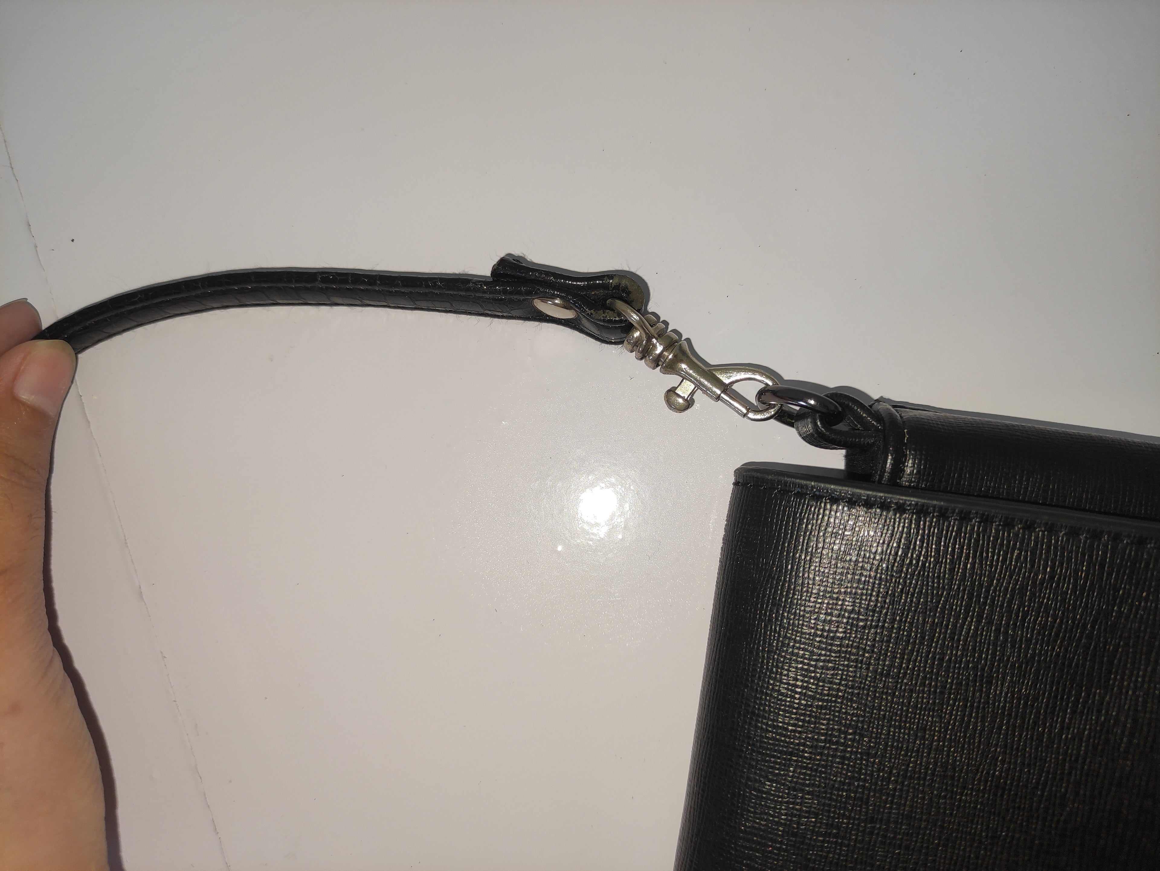 Black Flap Shoulder Bag