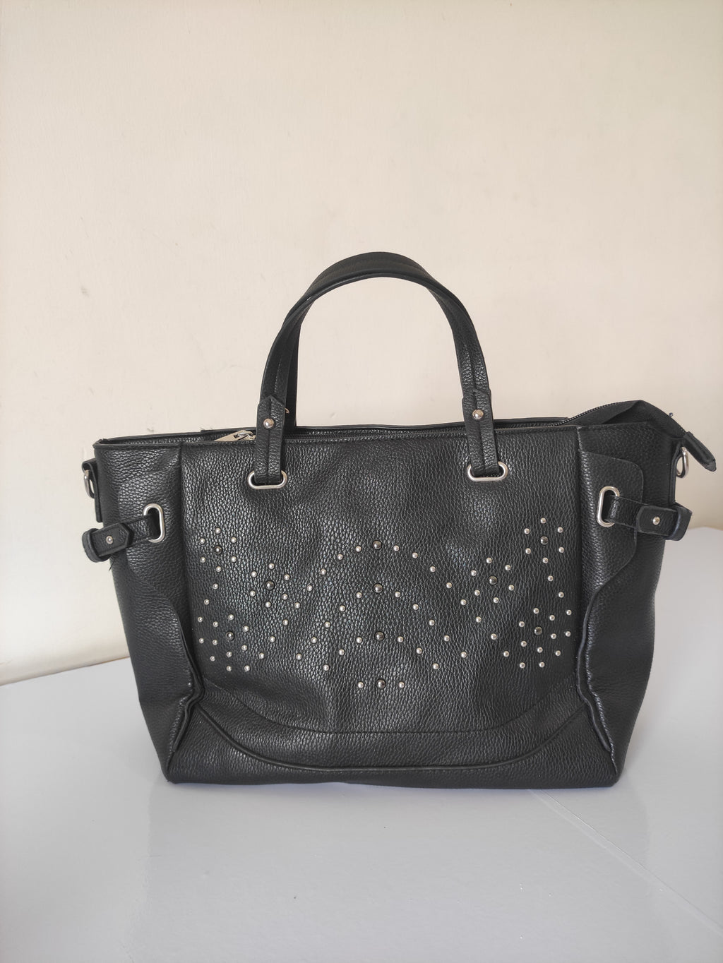 Studded Black Bag