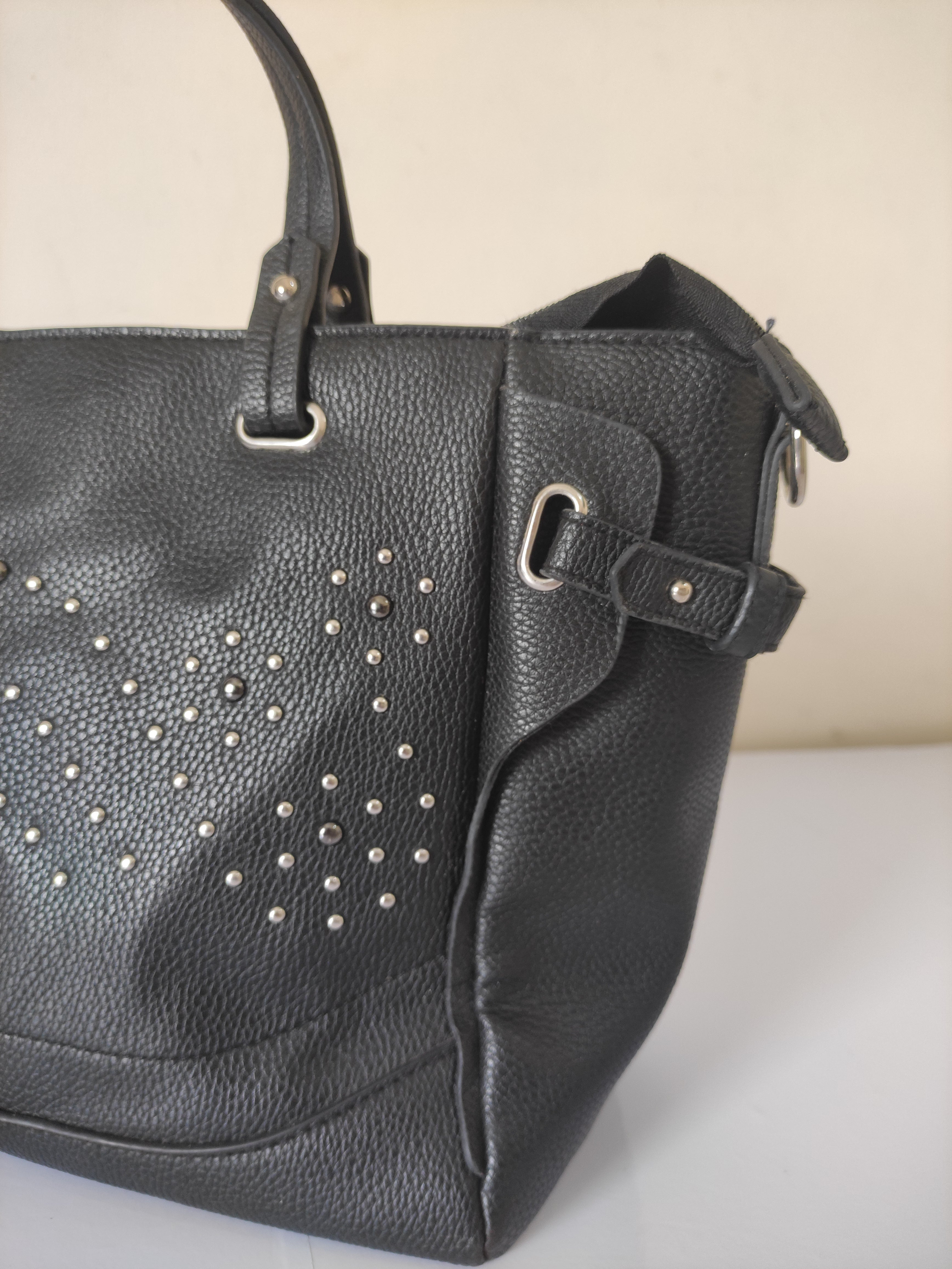 Studded Black Bag