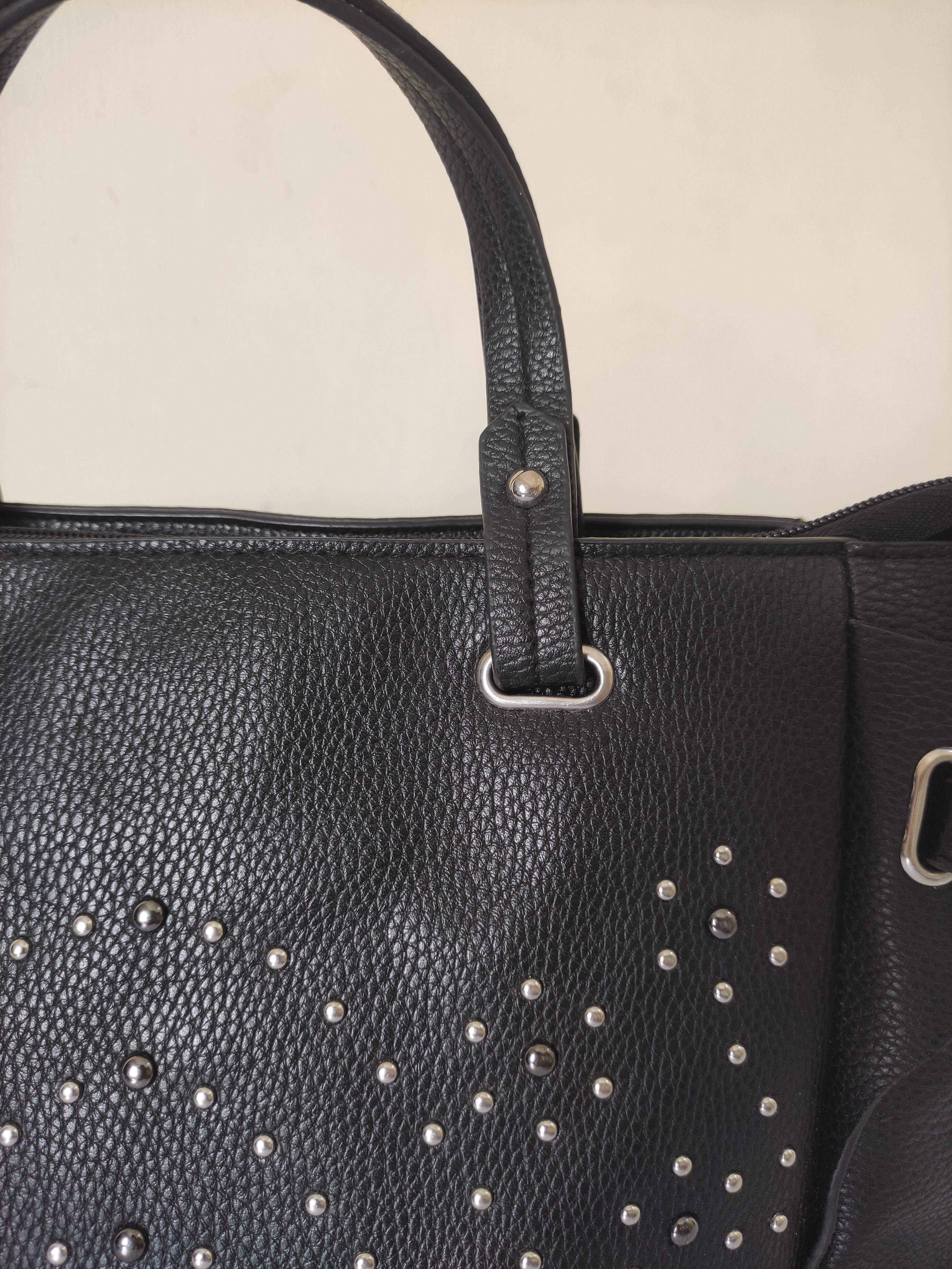 Studded Black Bag