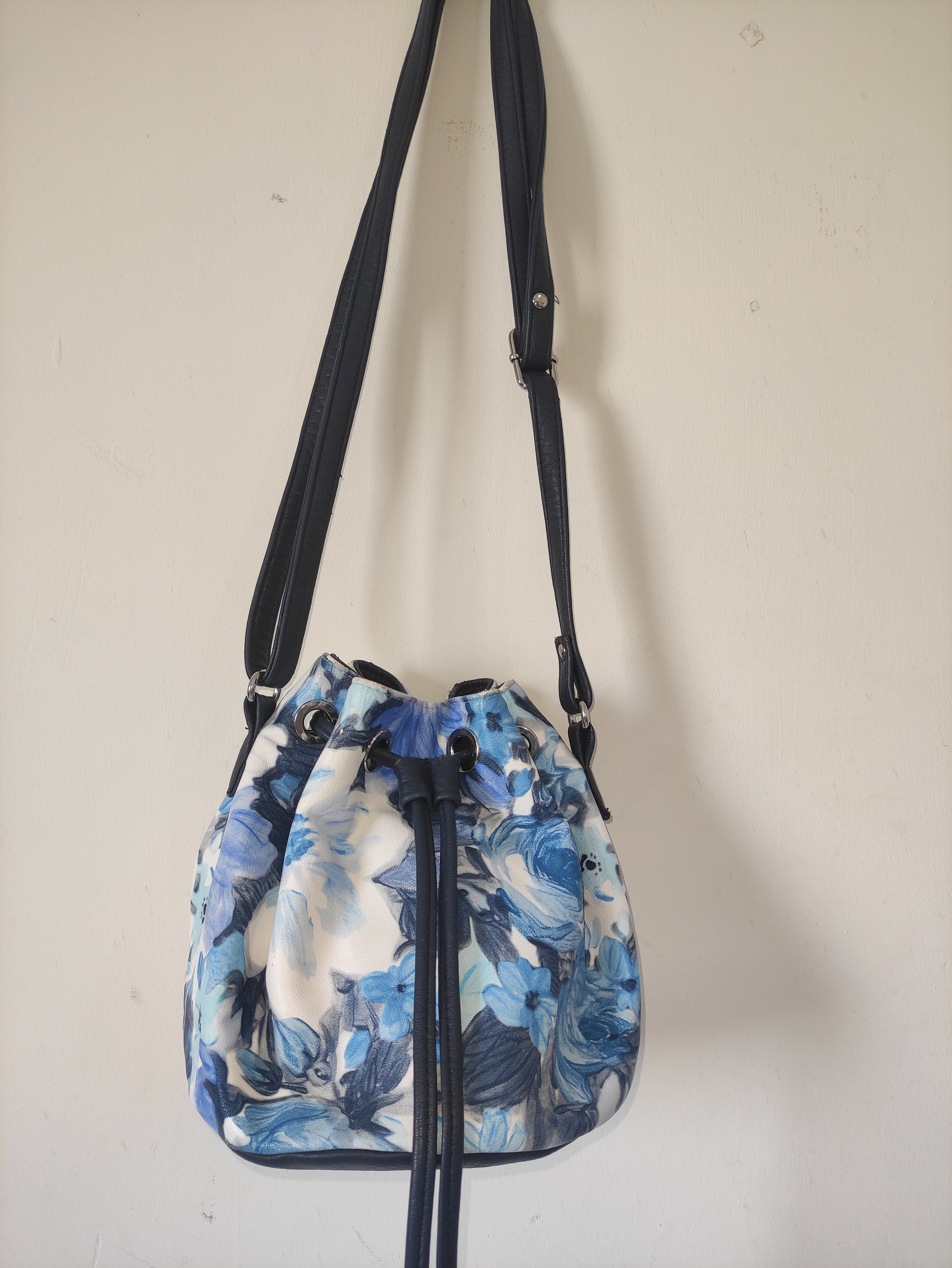 Floral Drawstring Bag