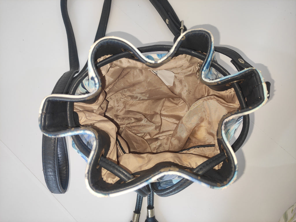 Floral Drawstring Bag