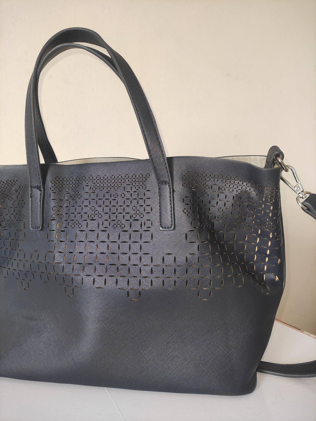 Elegant Cutwork Tote