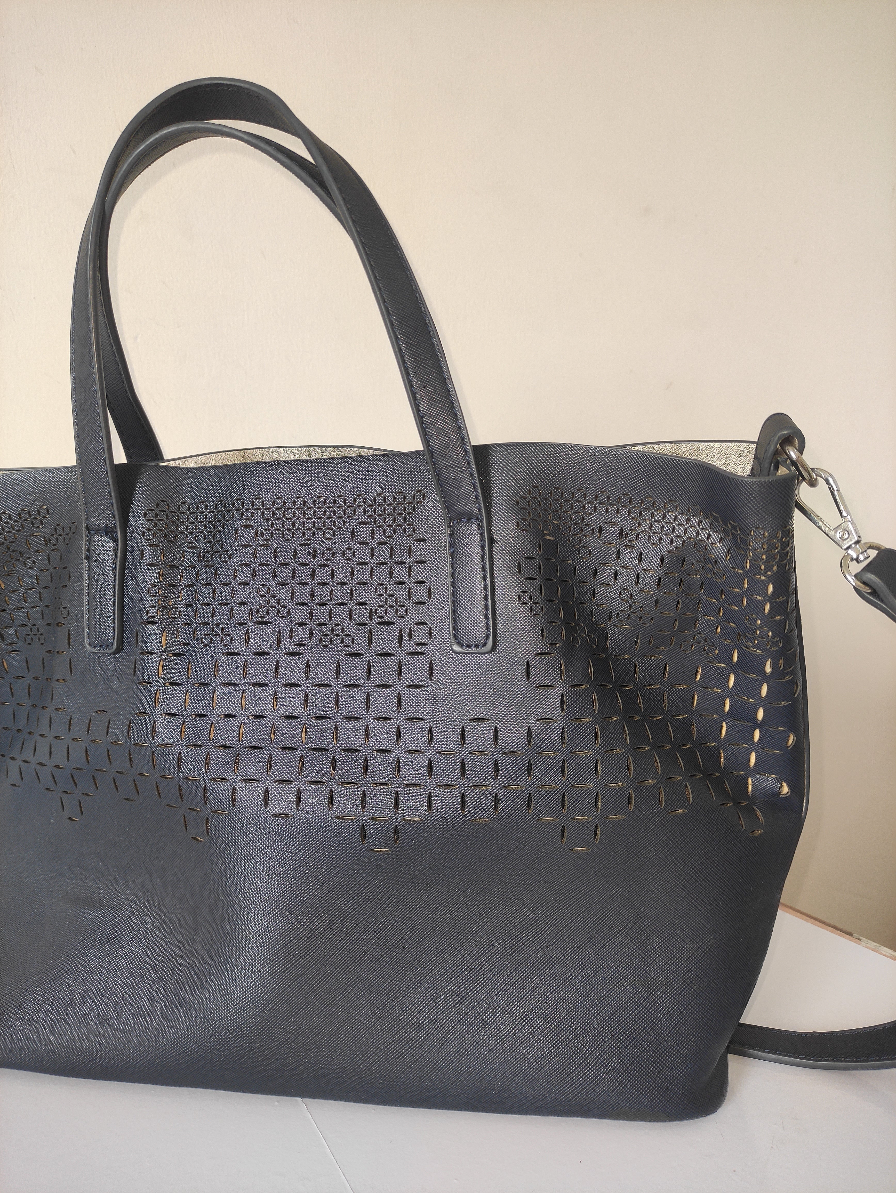 Elegant Cutwork Tote