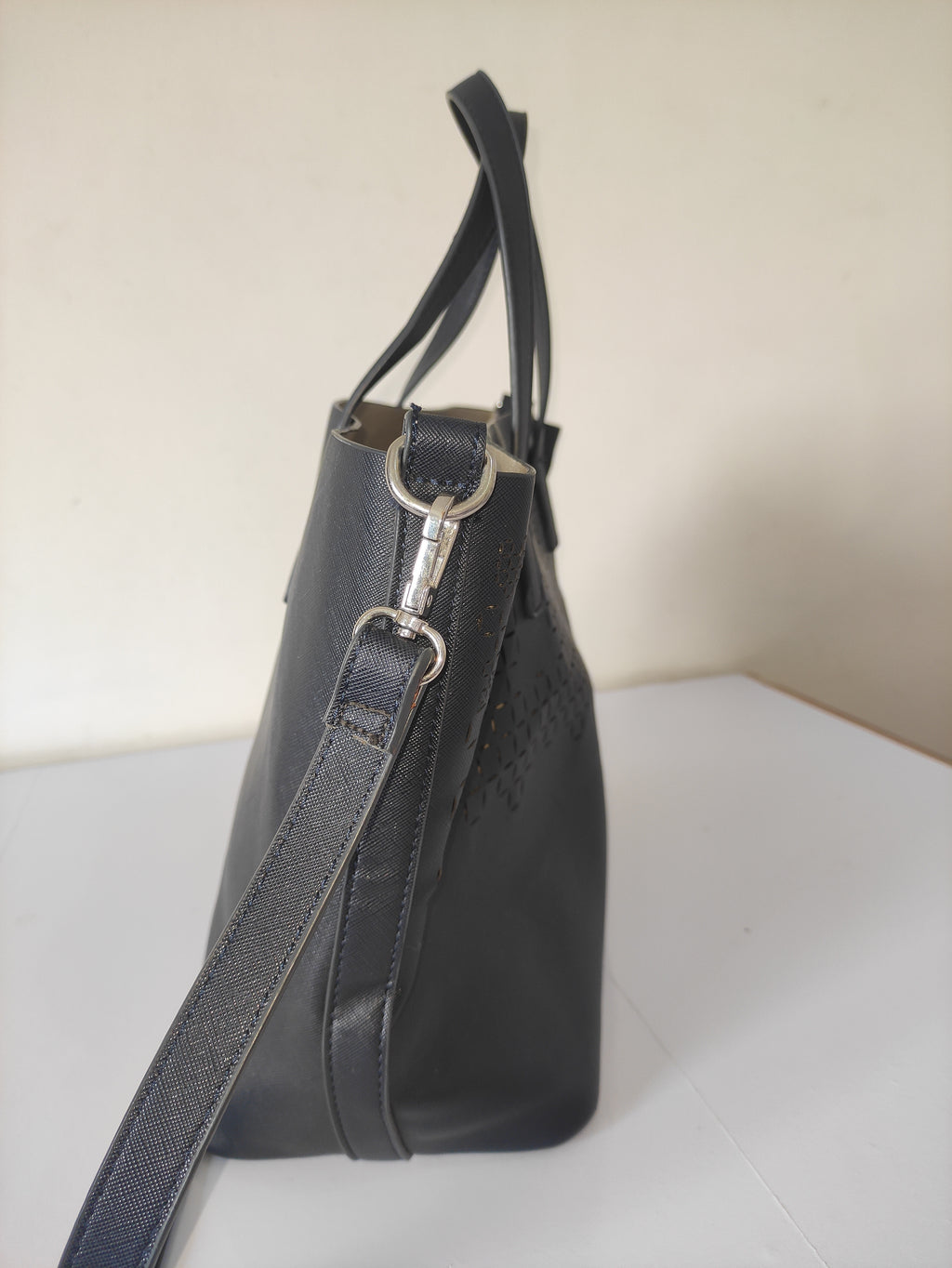 Elegant Cutwork Tote