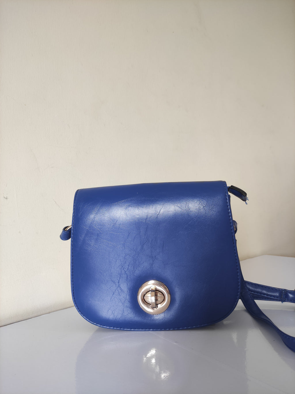 Blue Structured Bag