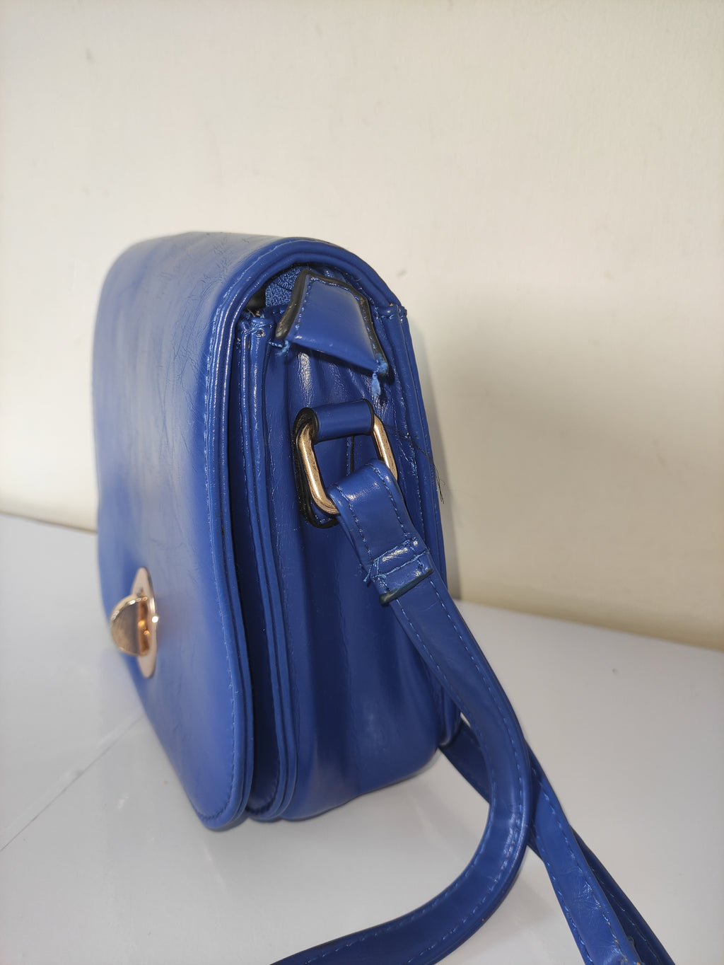 Blue Structured Bag