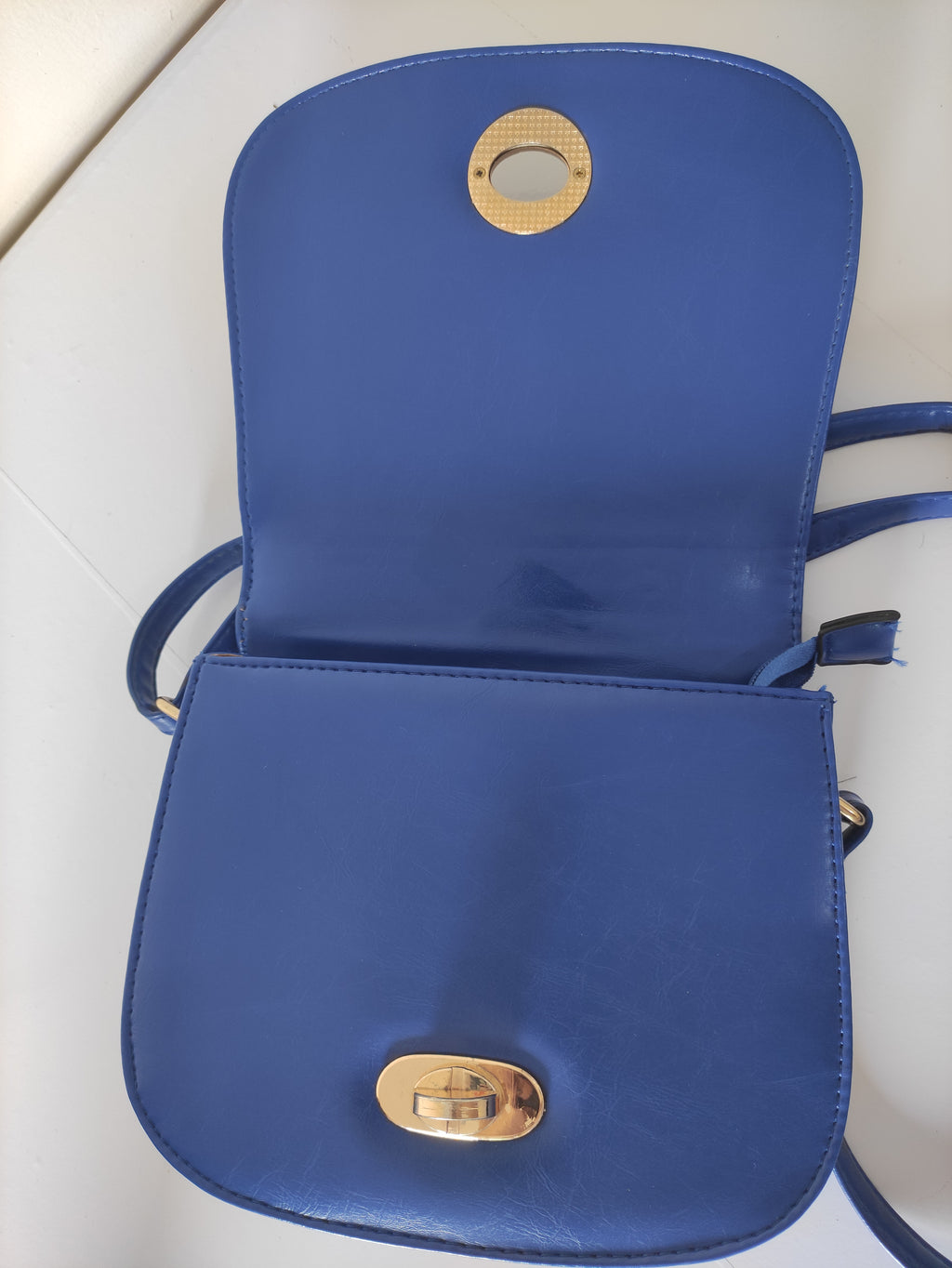 Blue Structured Bag