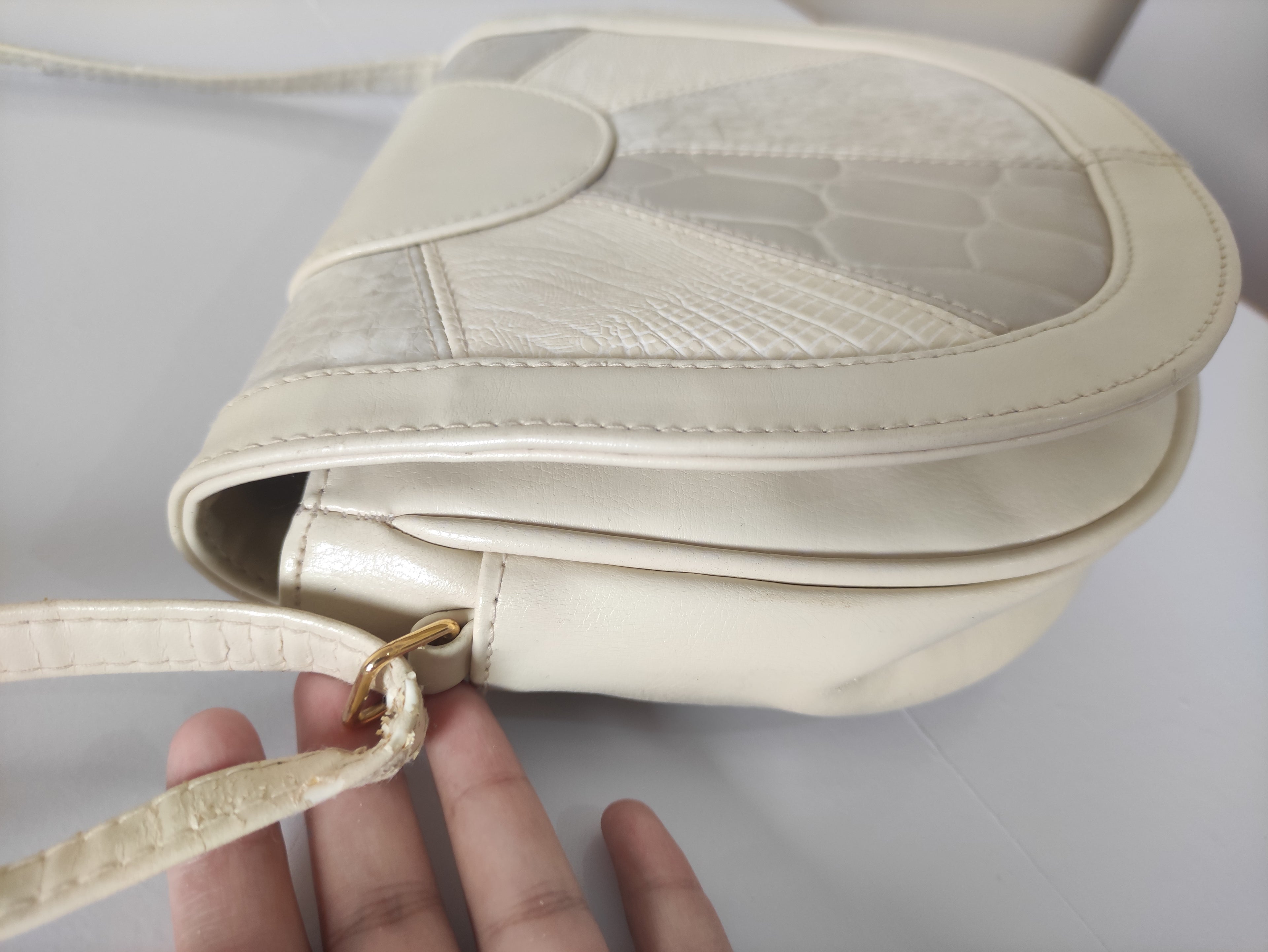 Vintage Cream Bag