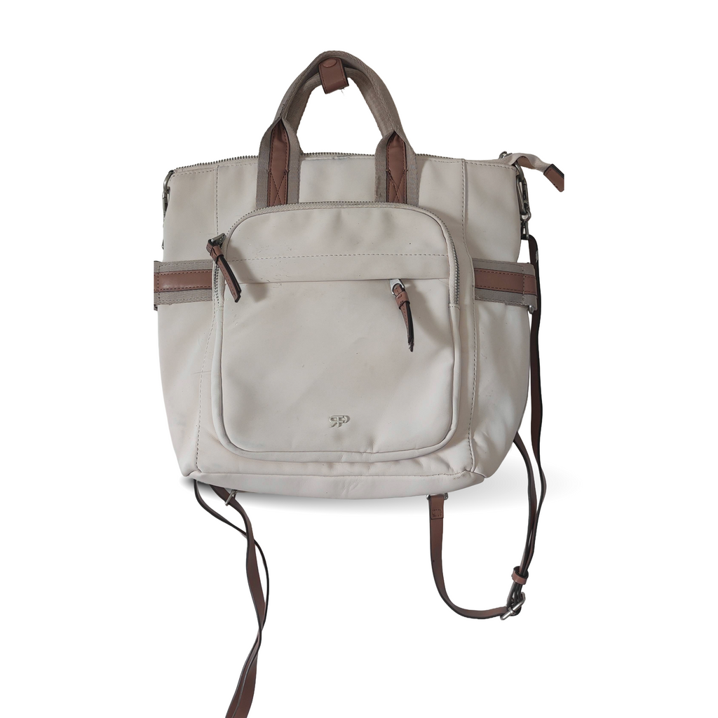 Parfois Ecru Textile Bag