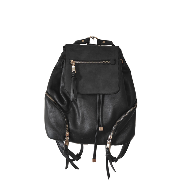 Noir Drawstring Backpack