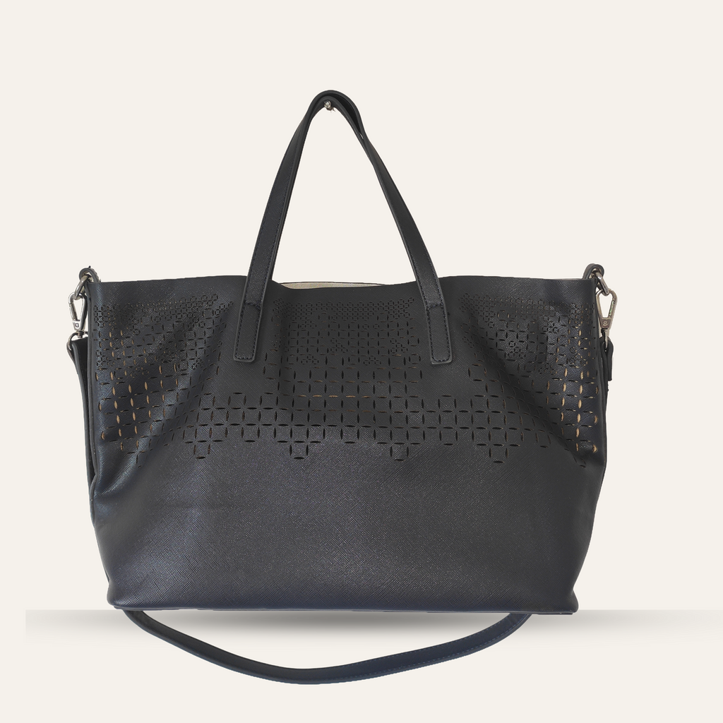 Elegant Cutwork Tote