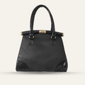 Black Structured Handbag