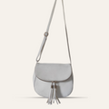 White Tassel Crossbody