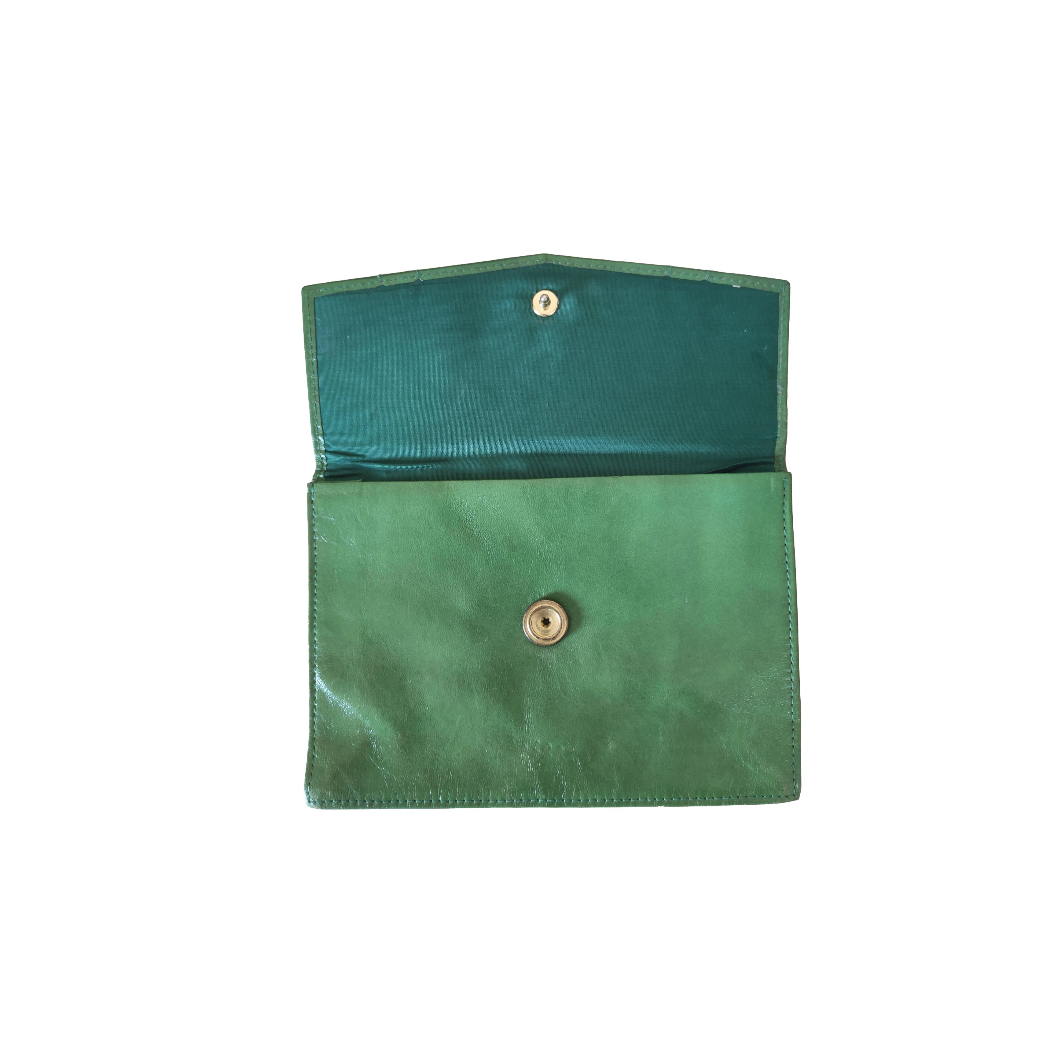Olive Leather Wallet