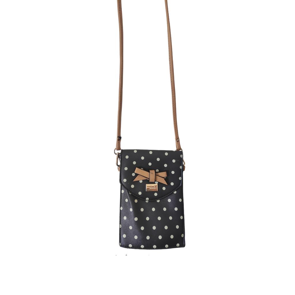 Polka Bow Crossbody