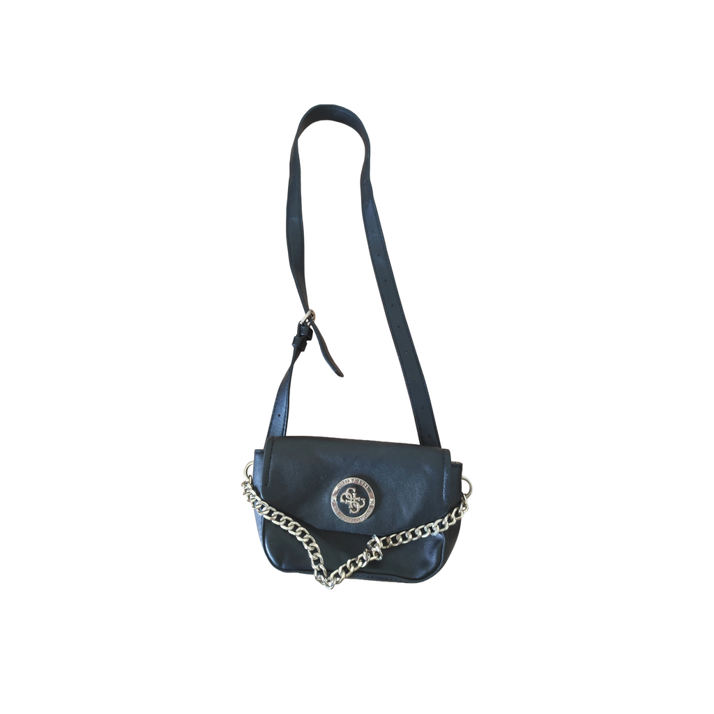 GUESS Landon Black Belt Mini Bag