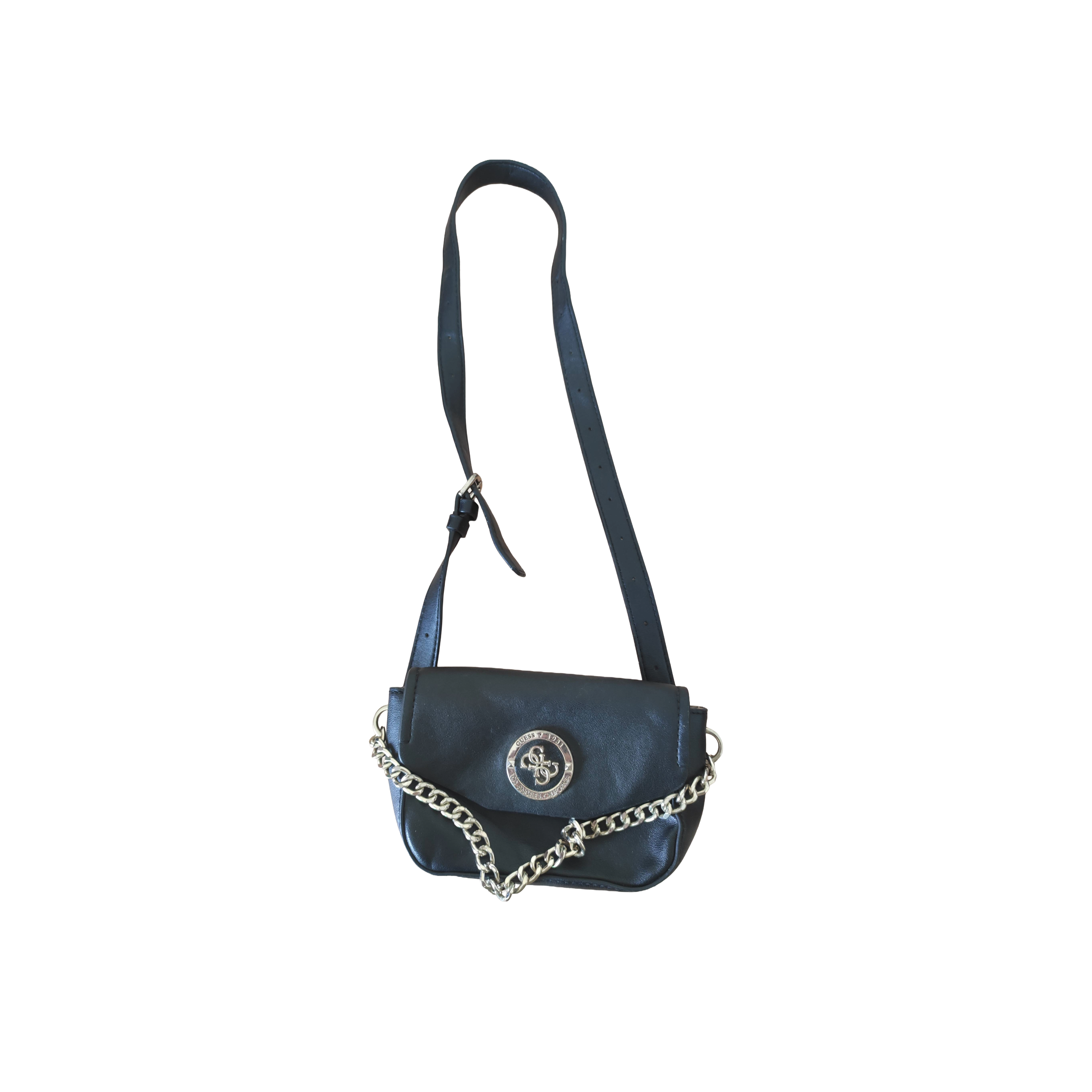 GUESS Landon Black Belt Mini Bag