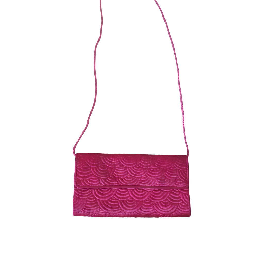 Fabiani Red Satin Clutch