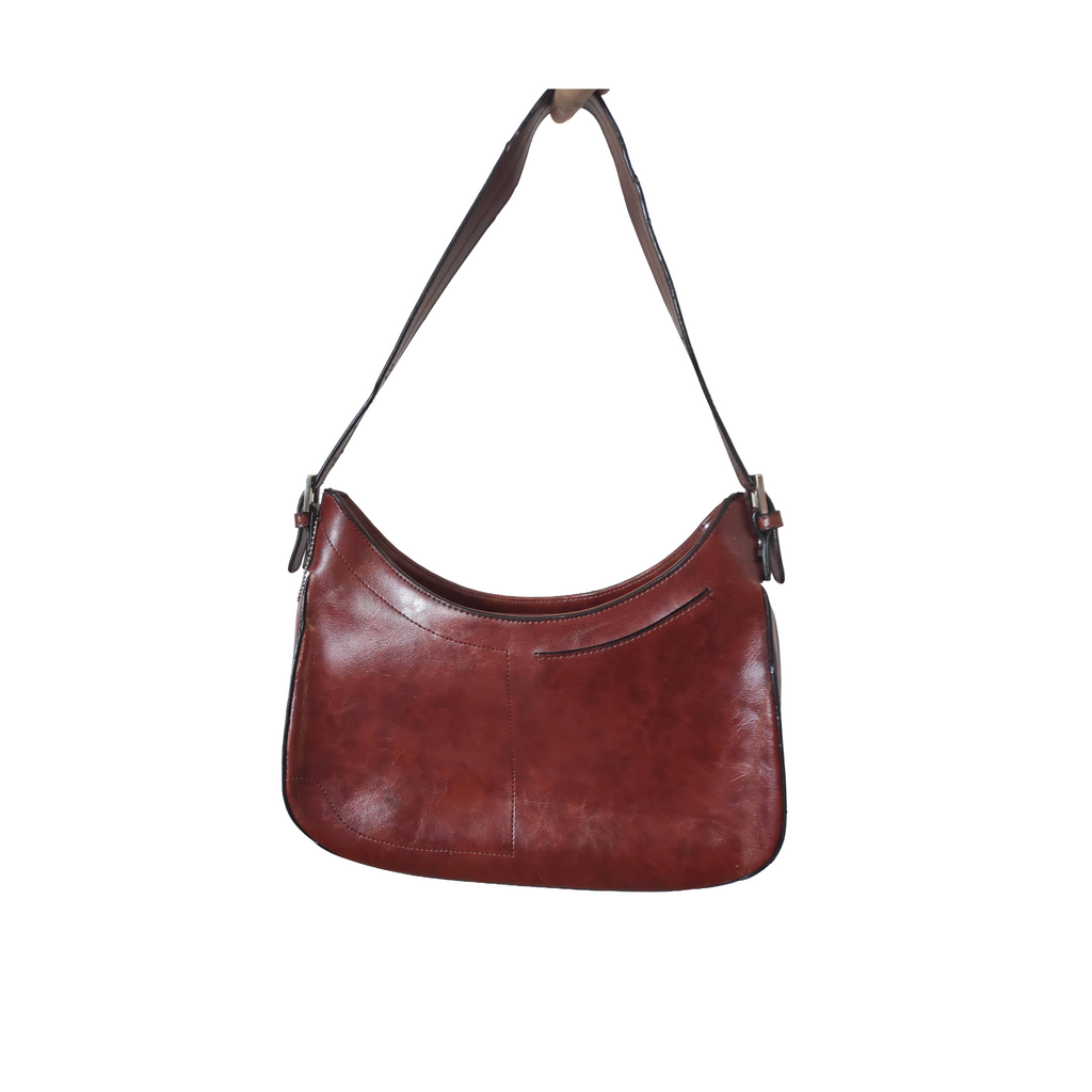 Brown Classic Curved Bag