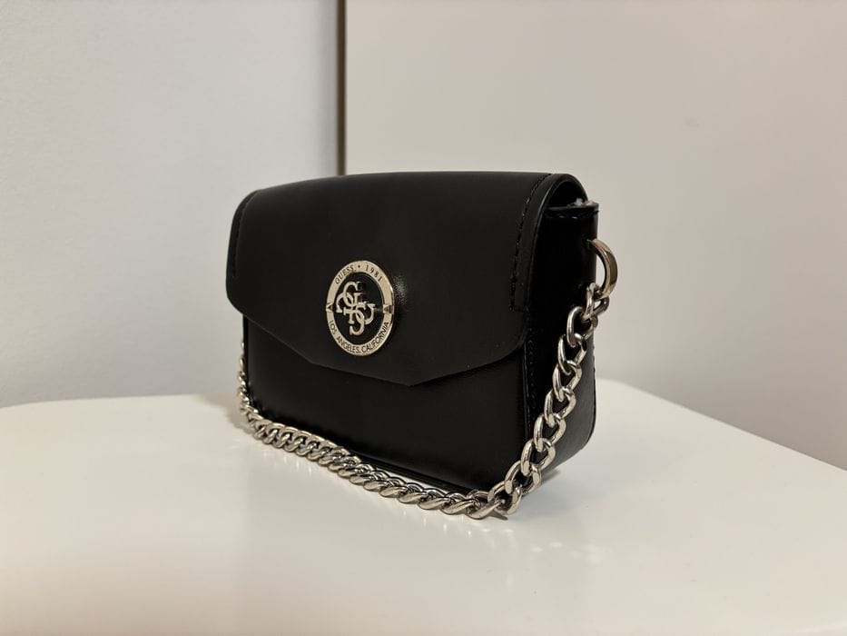 GUESS Landon Black Belt Mini Bag