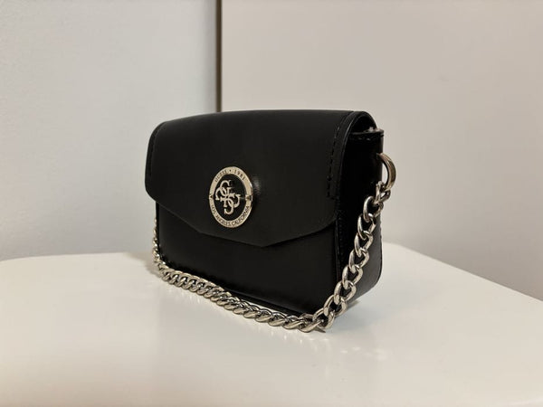 GUESS Landon Black Belt Mini Bag